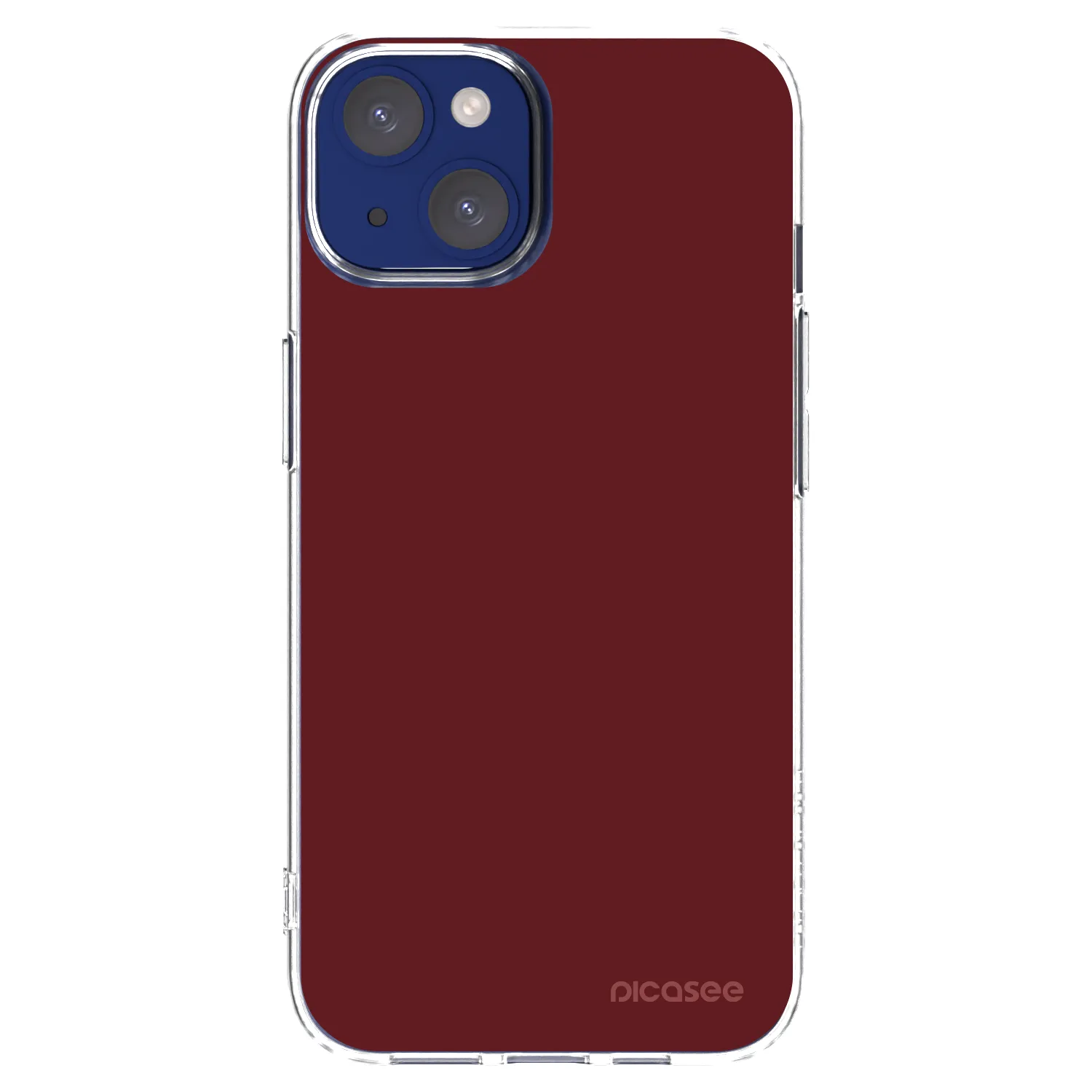 Picasee silikonska prozirna maskica za Apple iPhone 14 - Red Bliss