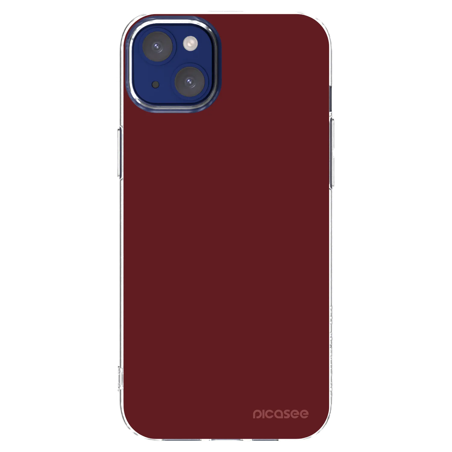 Picasee silikonska prozirna maskica za Apple iPhone 14 Plus - Red Bliss