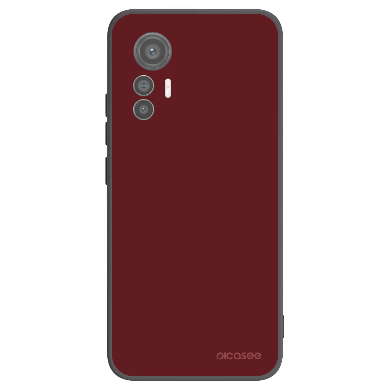 Picasee crna silikonska maskica za Xiaomi 12 Lite - Red Bliss