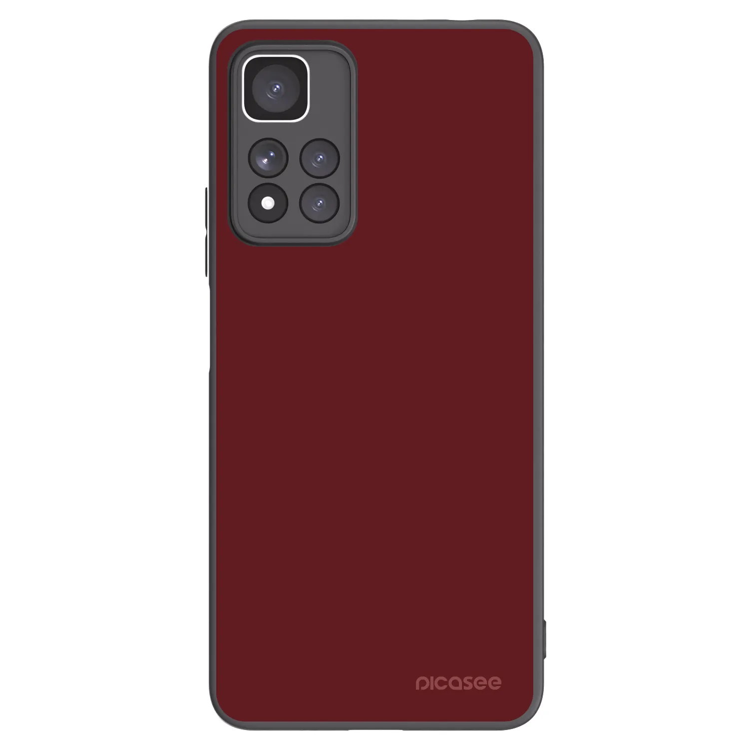 Picasee crna silikonska maskica za Xiaomi Redmi Note 11 Pro+ 5G - Red Bliss
