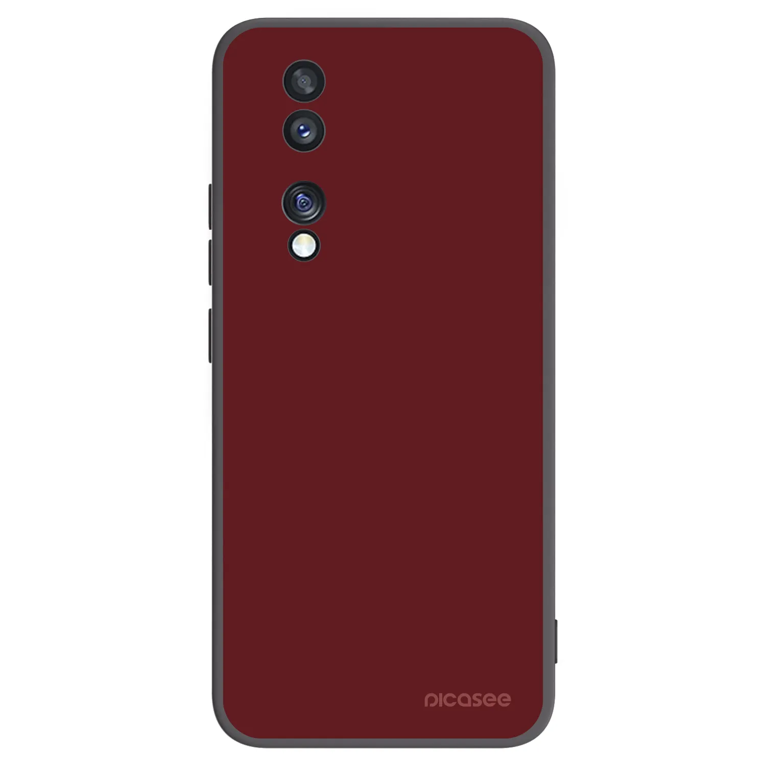Picasee crna silikonska maskica za Honor 70 - Red Bliss