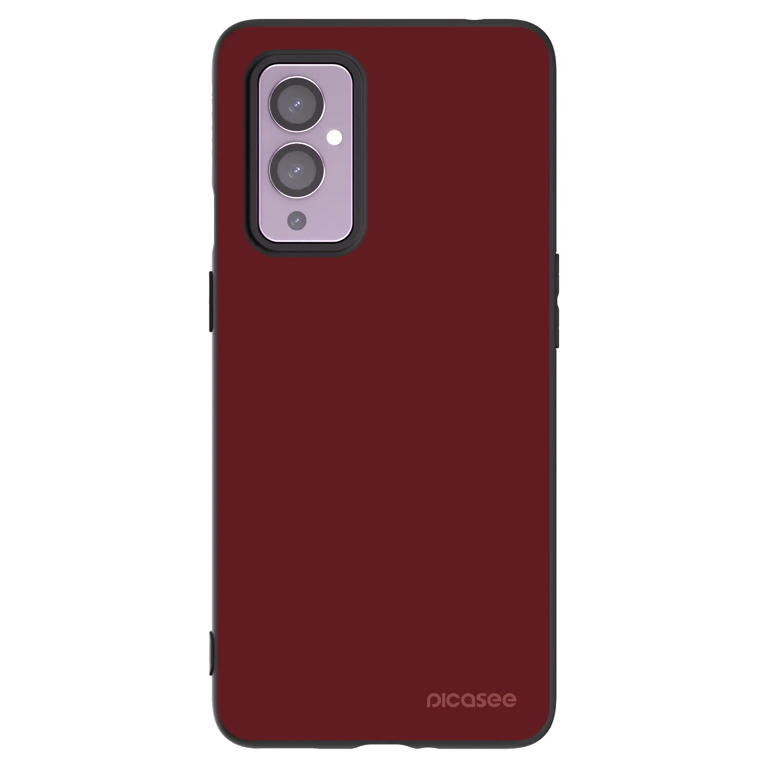 Picasee crna silikonska maskica za OnePlus 9 - Red Bliss