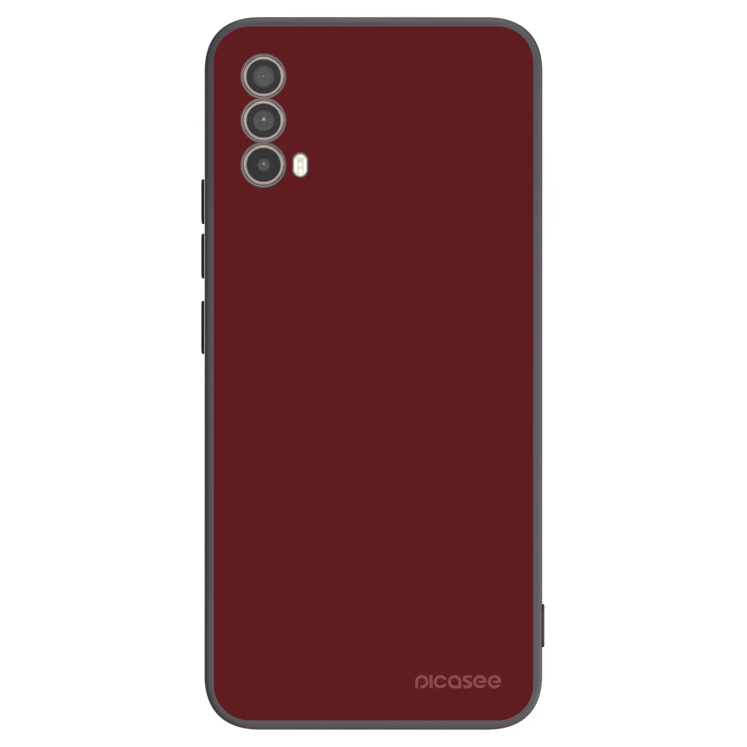 Picasee crna silikonska maskica za Motorola Moto E40 - Red Bliss