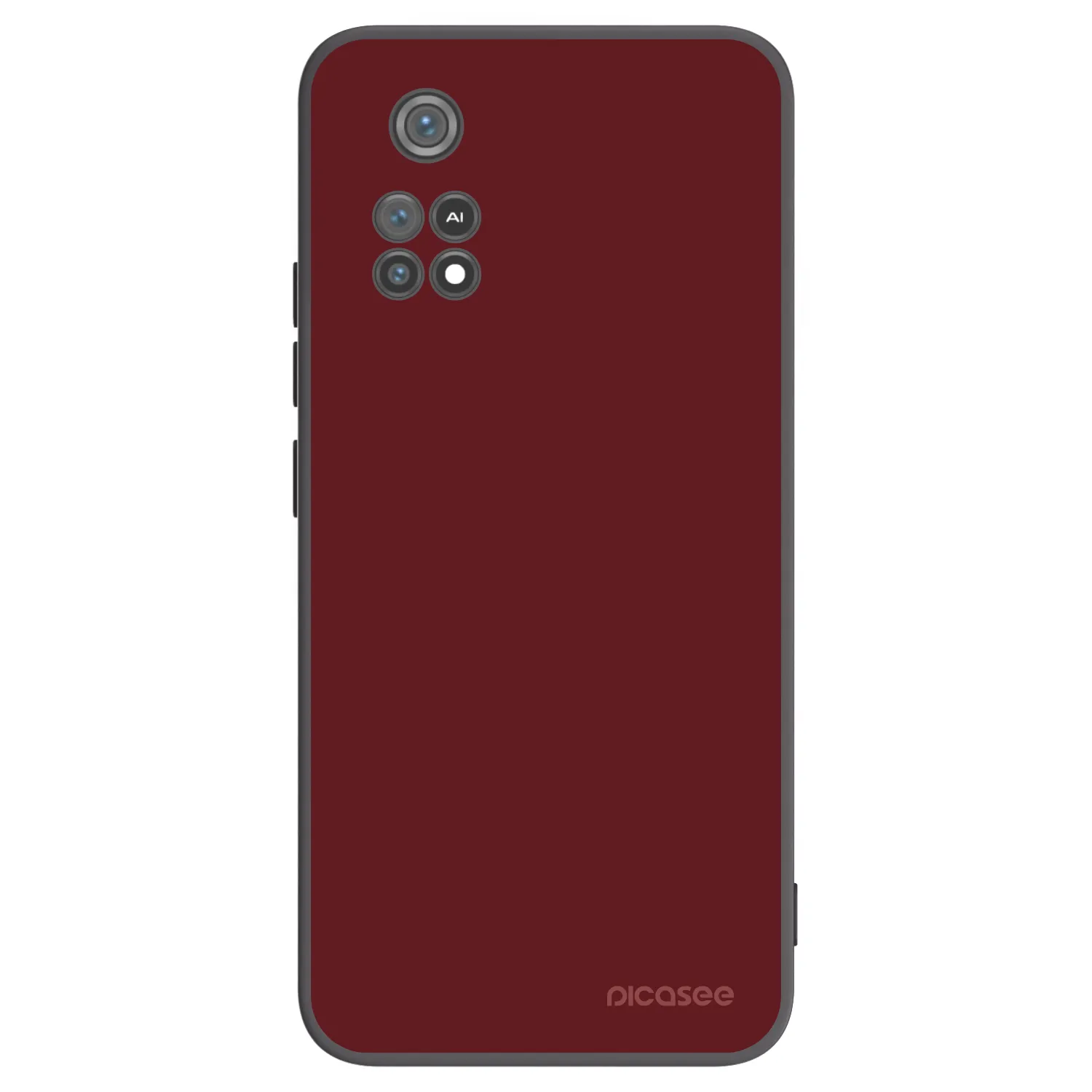 Picasee crna silikonska maskica za Xiaomi Poco M4 Pro - Red Bliss