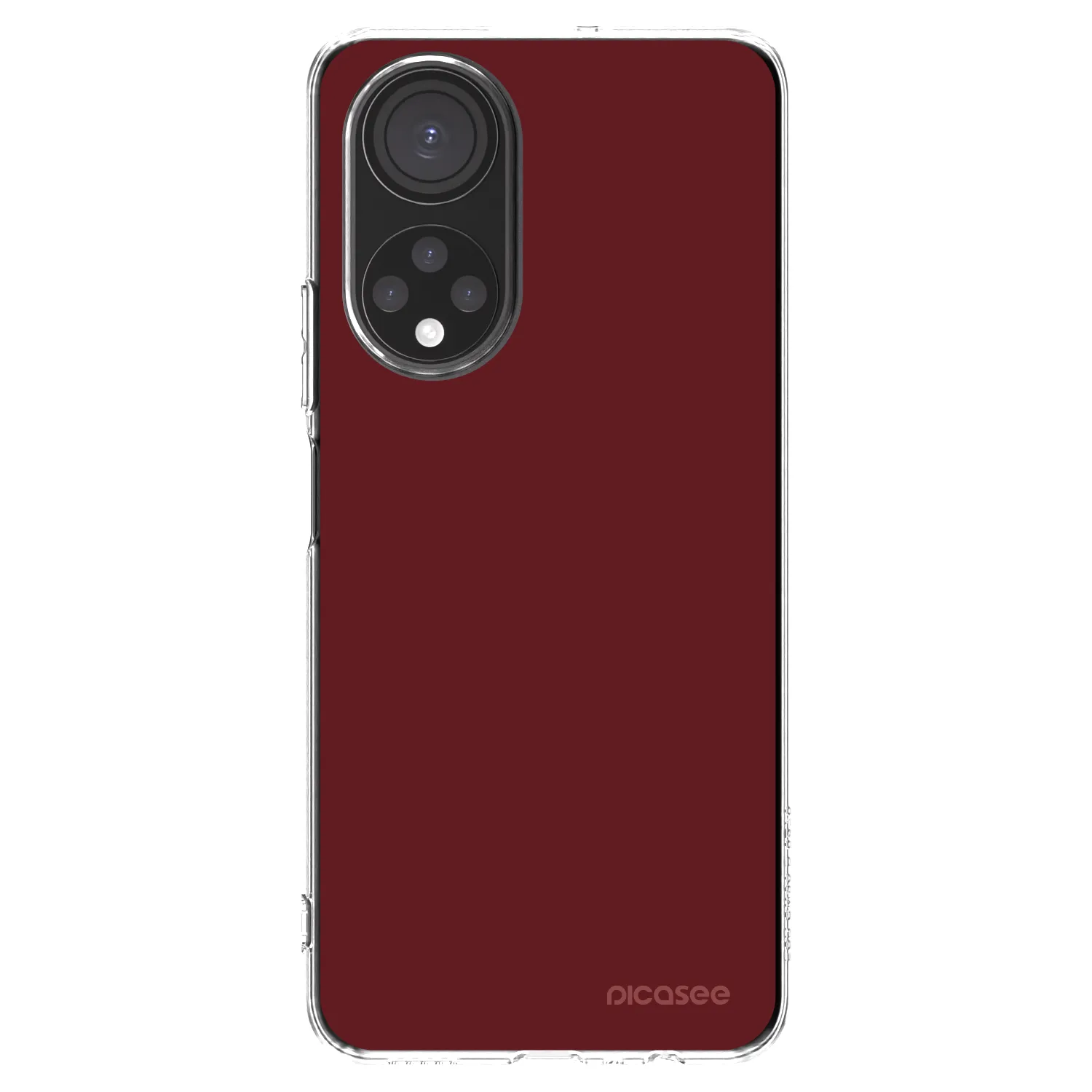 Picasee silikonska prozirna maskica za Honor X7 - Red Bliss