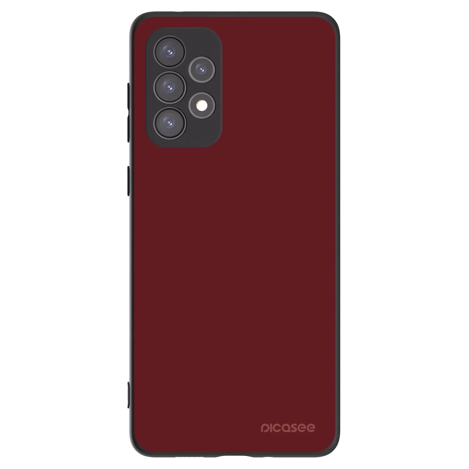 Picasee crna silikonska maskica za Samsung Galaxy A73 5G - Red Bliss