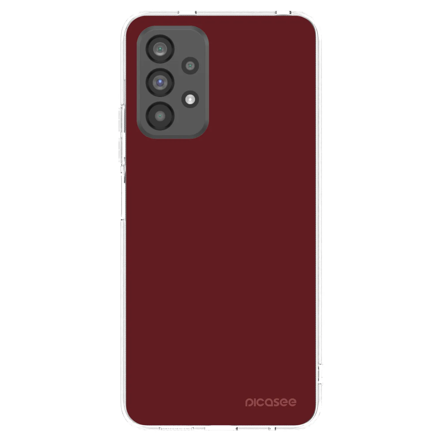 Picasee silikonska prozirna maskica za Samsung Galaxy A73 5G - Red Bliss