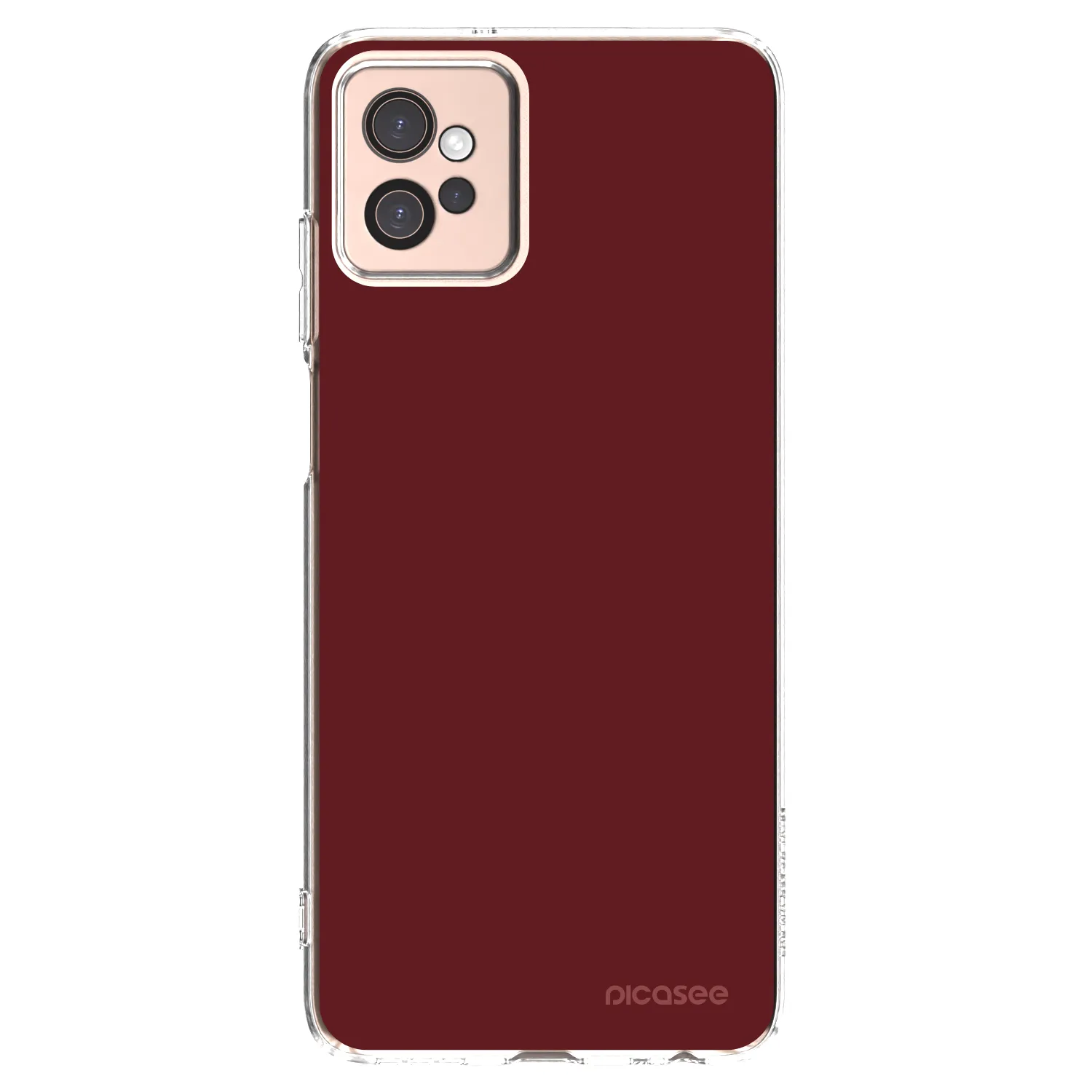 Picasee silikonska prozirna maskica za Motorola Moto G32 - Red Bliss