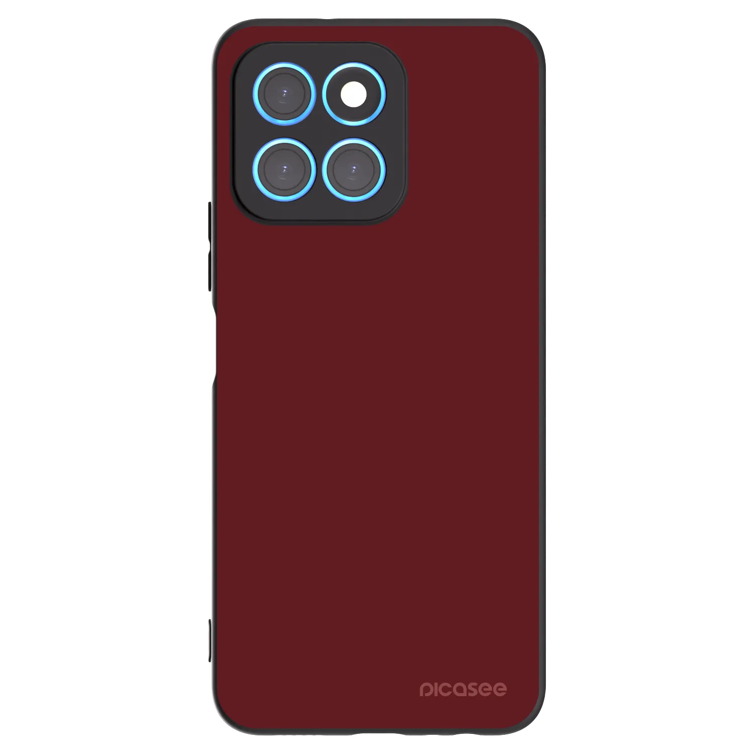 Picasee crna silikonska maskica za Honor X6 - Red Bliss