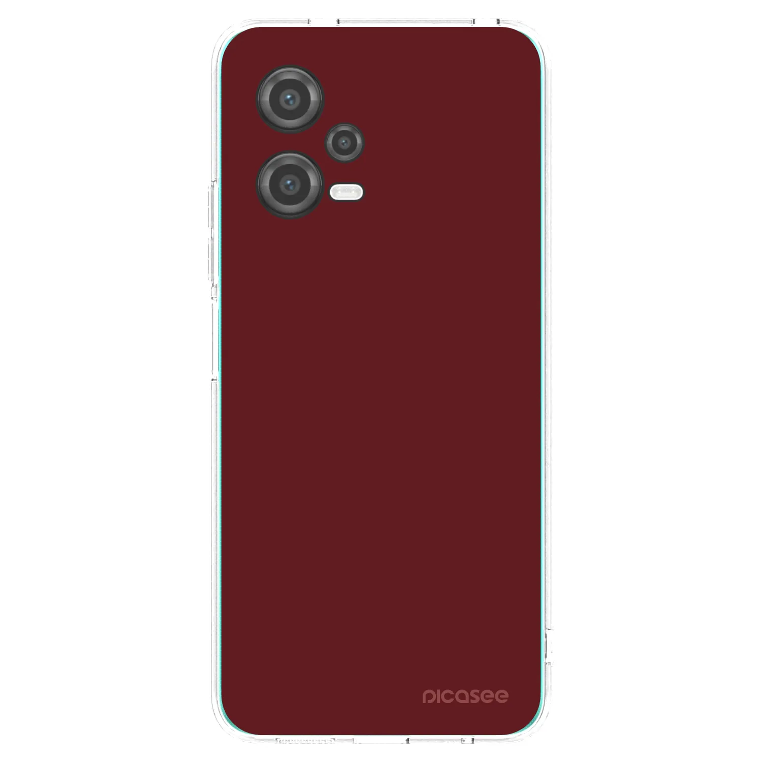Picasee silikonska prozirna maskica za Xiaomi Poco X5 - Red Bliss