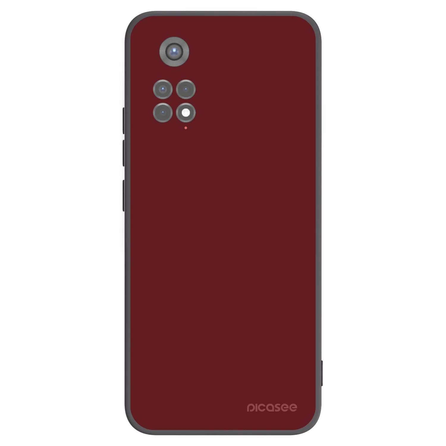 Picasee crna silikonska maskica za Xiaomi Redmi Note 11S 5G - Red Bliss