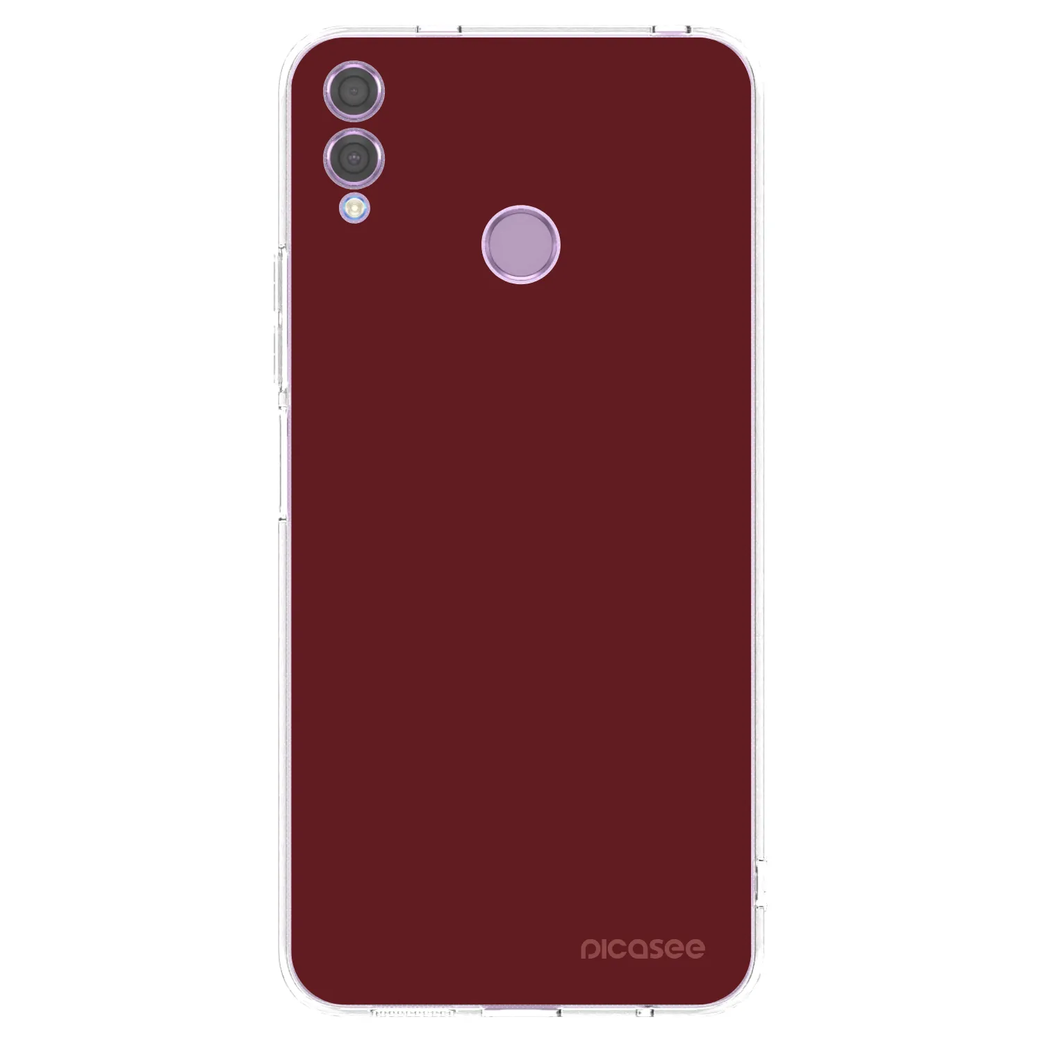 Picasee silikonska prozirna maskica za Honor 8X - Red Bliss
