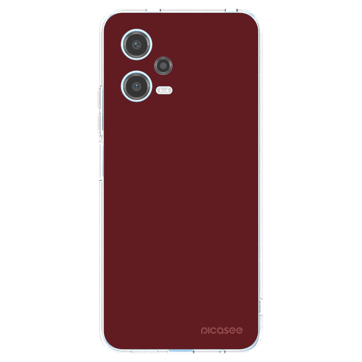 Picasee silikonska prozirna maskica za Xiaomi Redmi Note 12 5G - Red Bliss