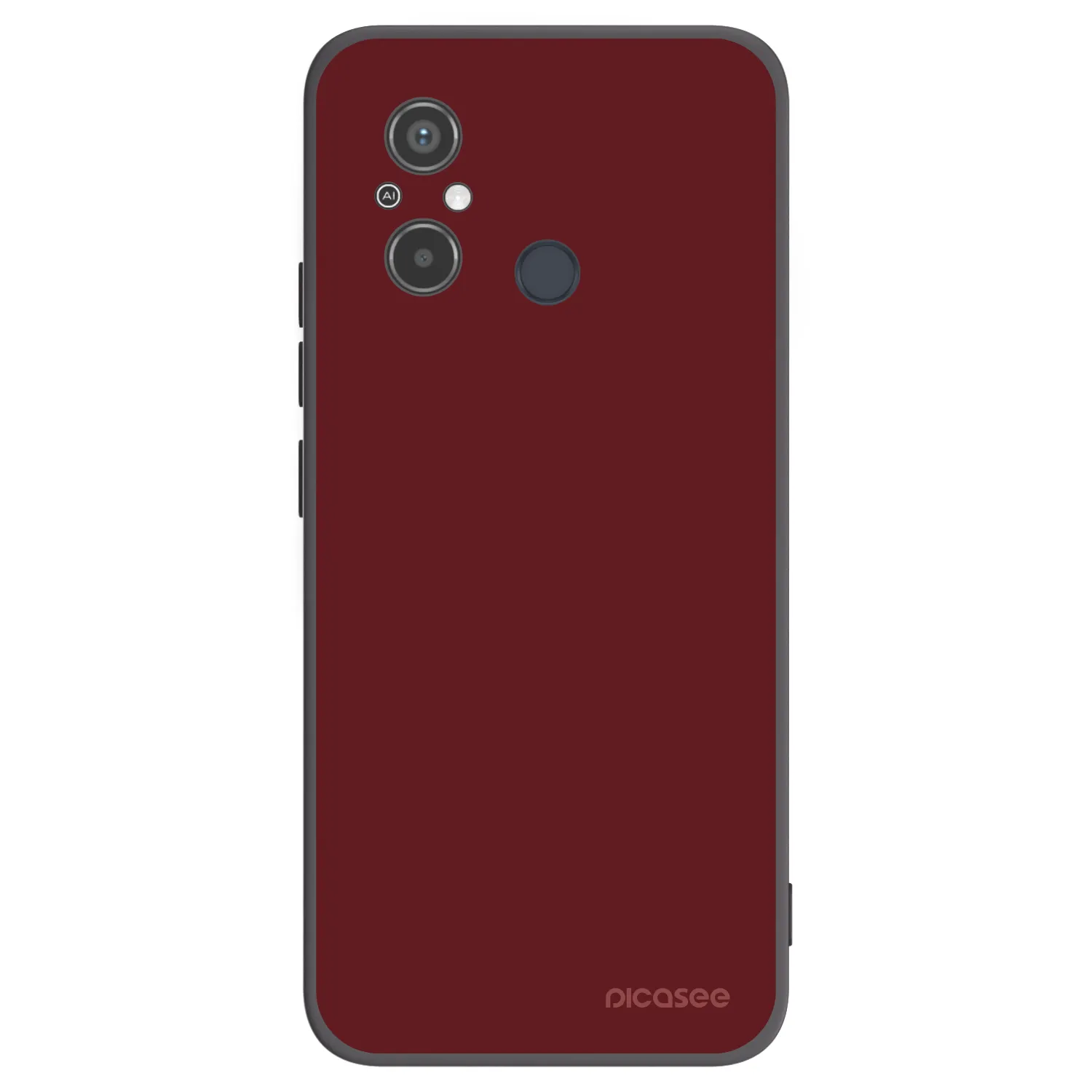 Picasee crna silikonska maskica za Xiaomi Redmi 12C - Red Bliss