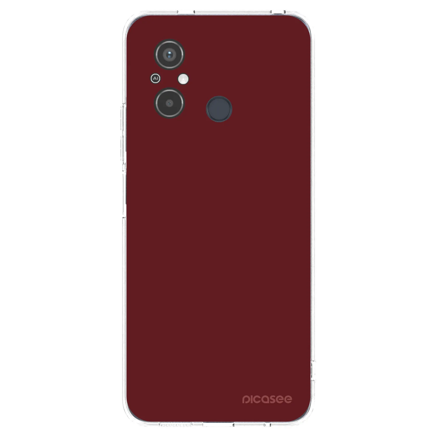 Picasee silikonska prozirna maskica za Xiaomi Redmi 12C - Red Bliss