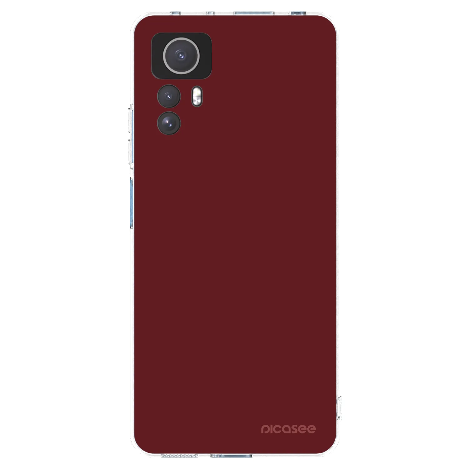 Picasee silikonska prozirna maskica za Xiaomi Redmi Note 12S - Red Bliss