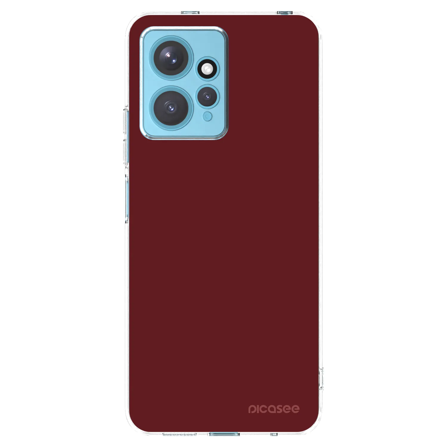 Picasee silikonska prozirna maskica za Xiaomi Redmi Note 12 4G - Red Bliss