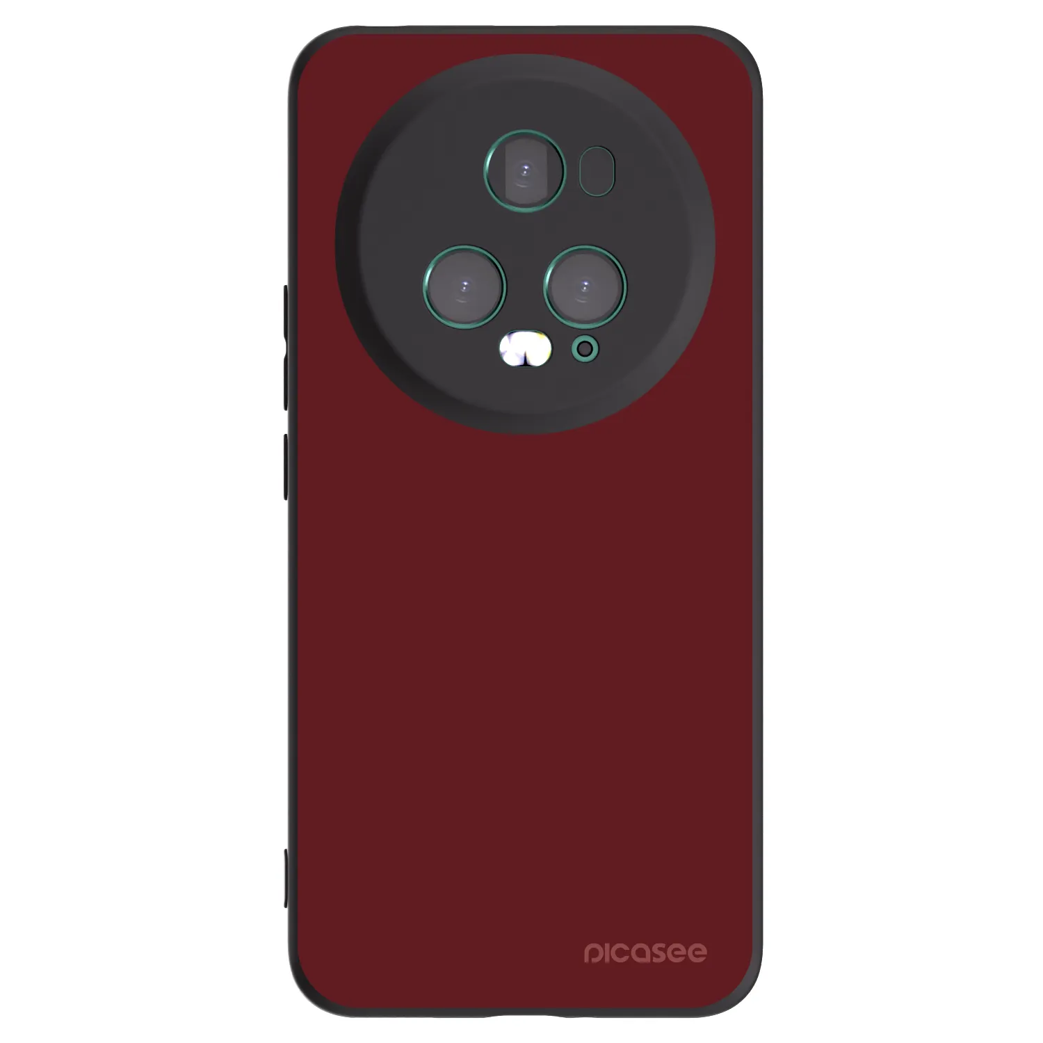 Picasee crna silikonska maskica za Honor Magic5 Pro - Red Bliss
