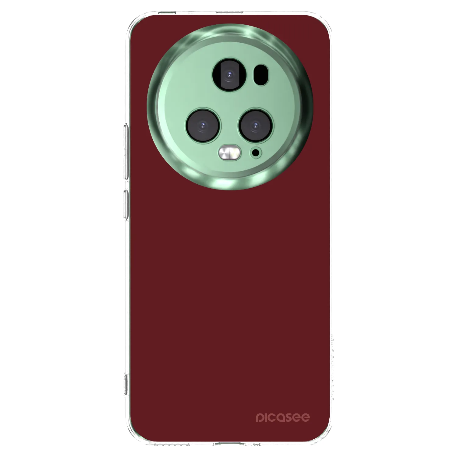 Picasee silikonska prozirna maskica za Honor Magic5 Pro - Red Bliss