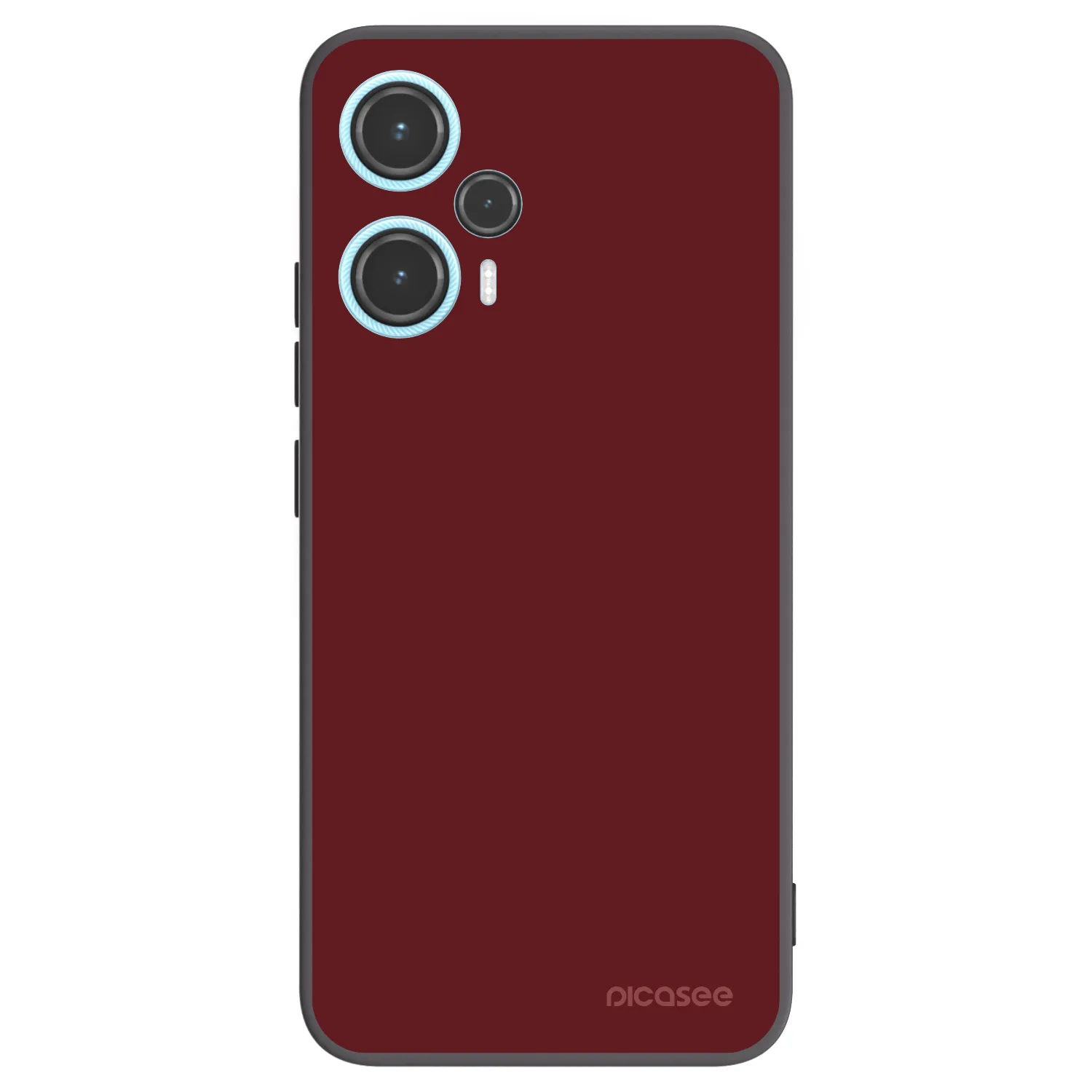 Picasee crna silikonska maskica za Xiaomi Poco F5 - Red Bliss