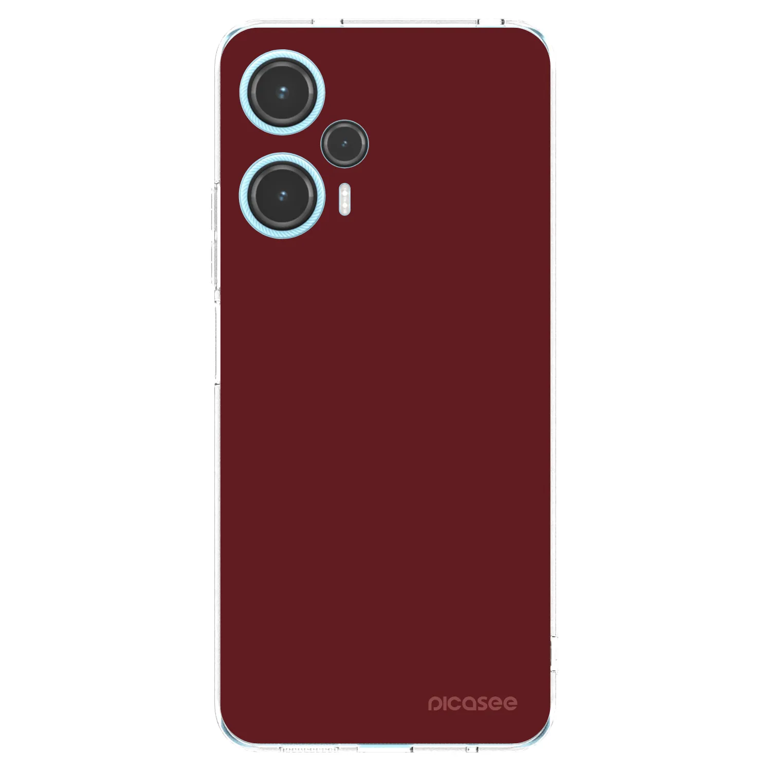 Picasee silikonska prozirna maskica za Xiaomi Poco F5 - Red Bliss