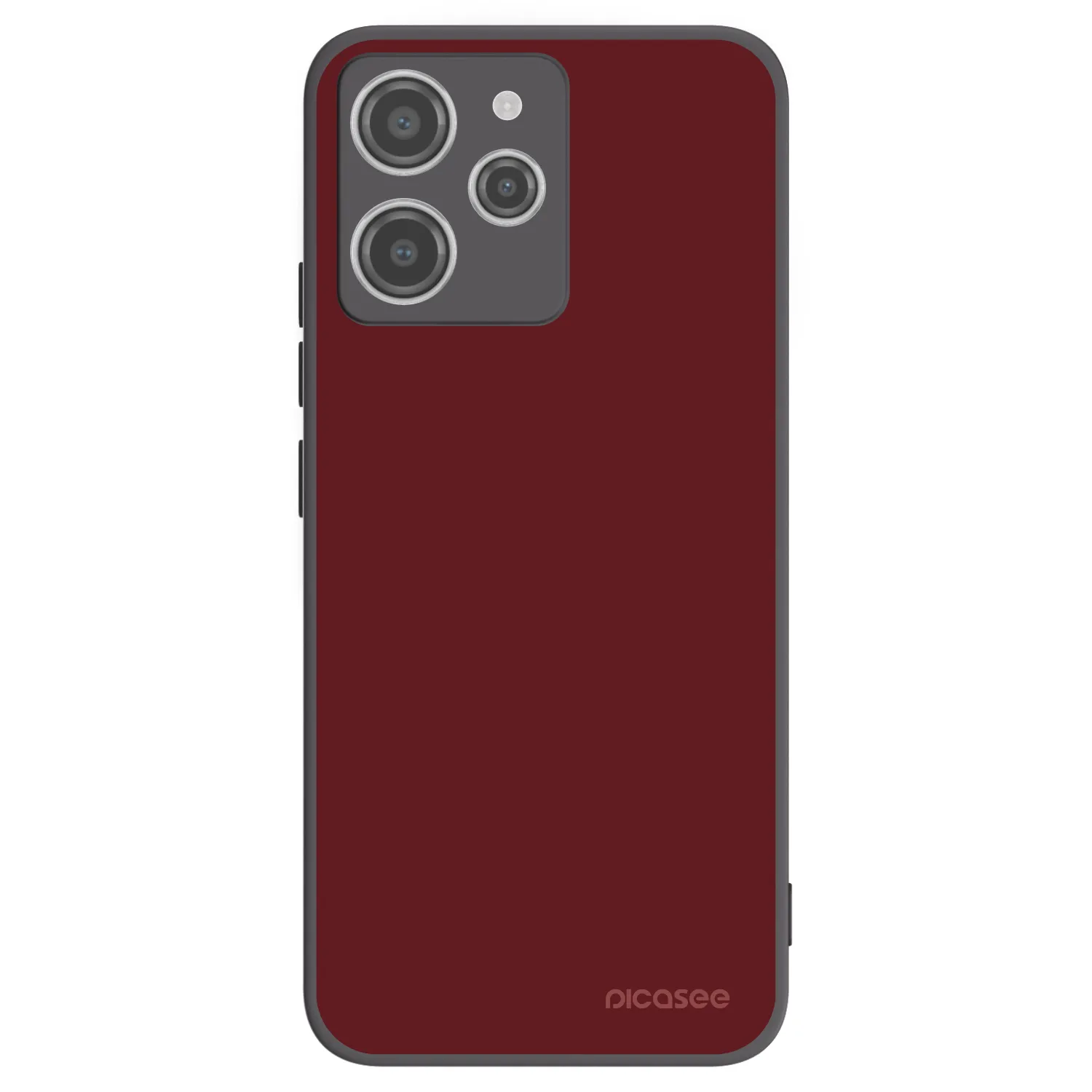 Picasee crna silikonska maskica za Xiaomi Redmi 12 4G - Red Bliss