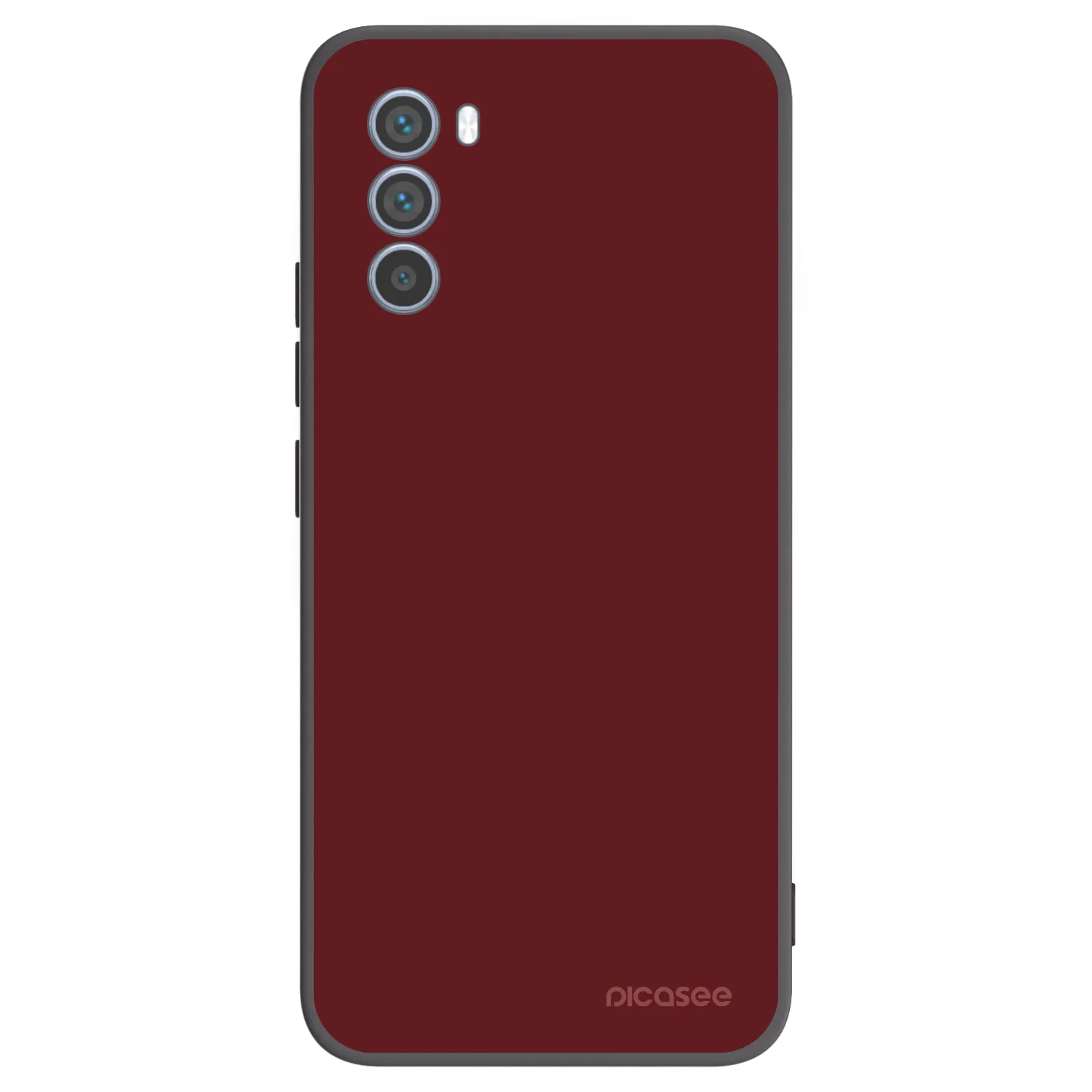 Picasee crna silikonska maskica za Motorola Moto G62 - Red Bliss