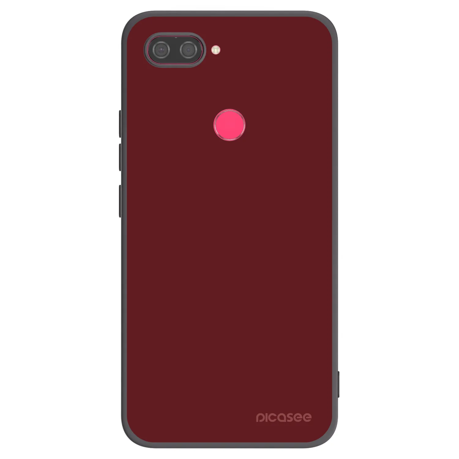 Picasee crna silikonska maskica za Xiaomi Mi 8 Lite - Red Bliss