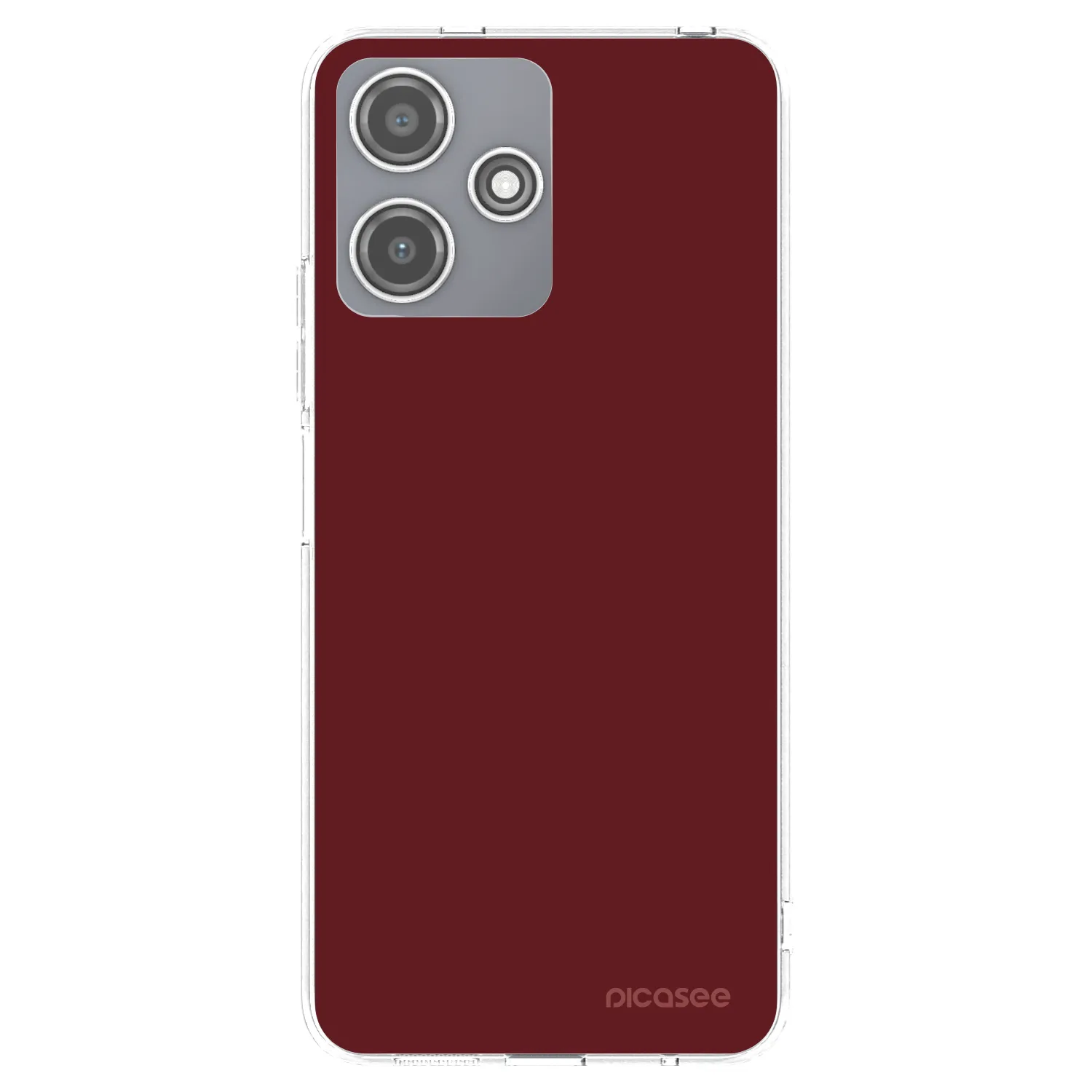 Picasee silikonska prozirna maskica za Xiaomi Redmi 12 5G - Red Bliss