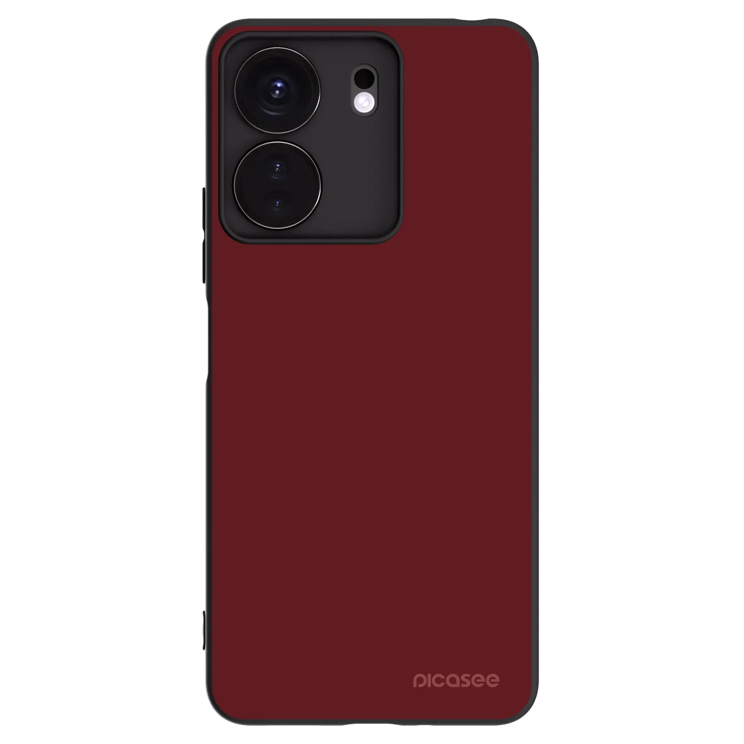 Picasee crna silikonska maskica za Xiaomi Redmi 13C 4G - Red Bliss