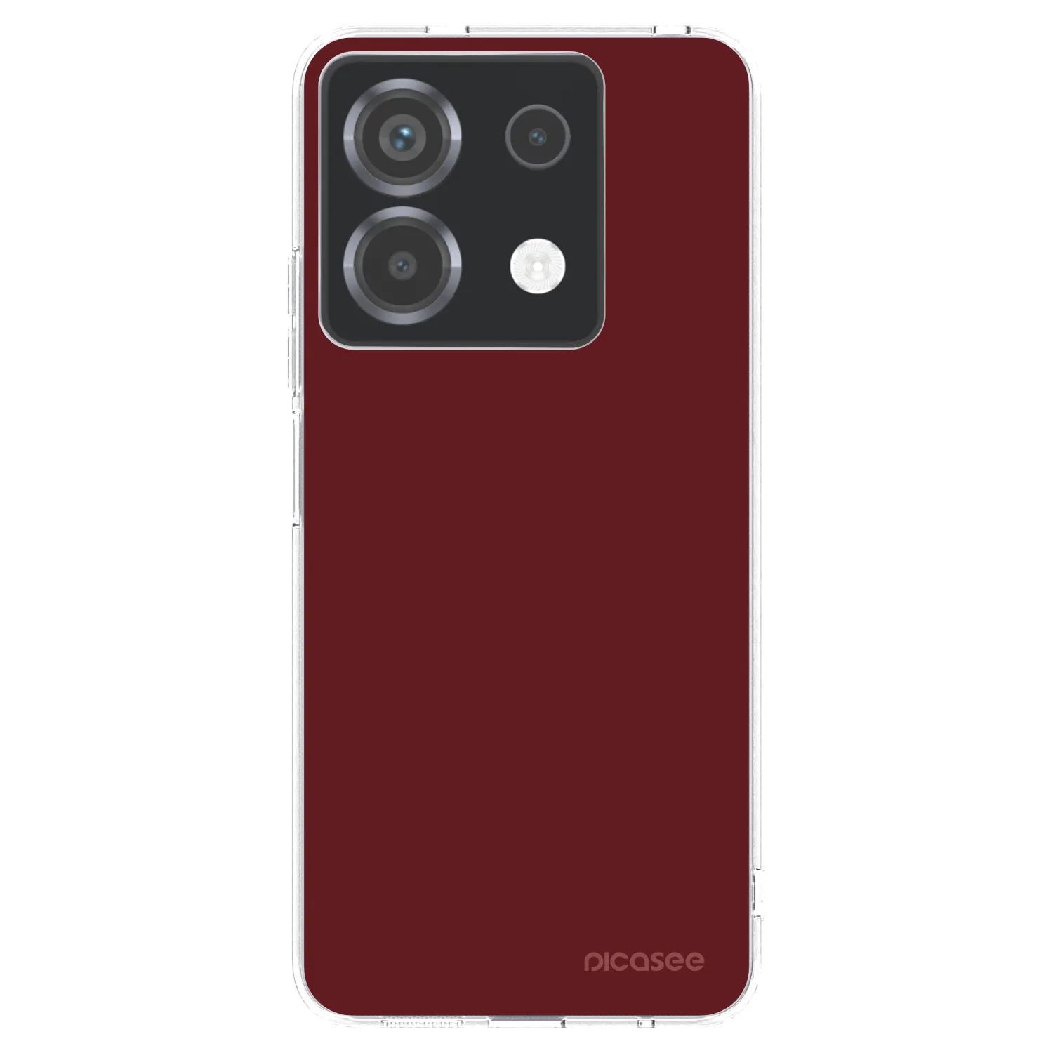 Picasee silikonska prozirna maskica za Xiaomi Poco X6 - Red Bliss