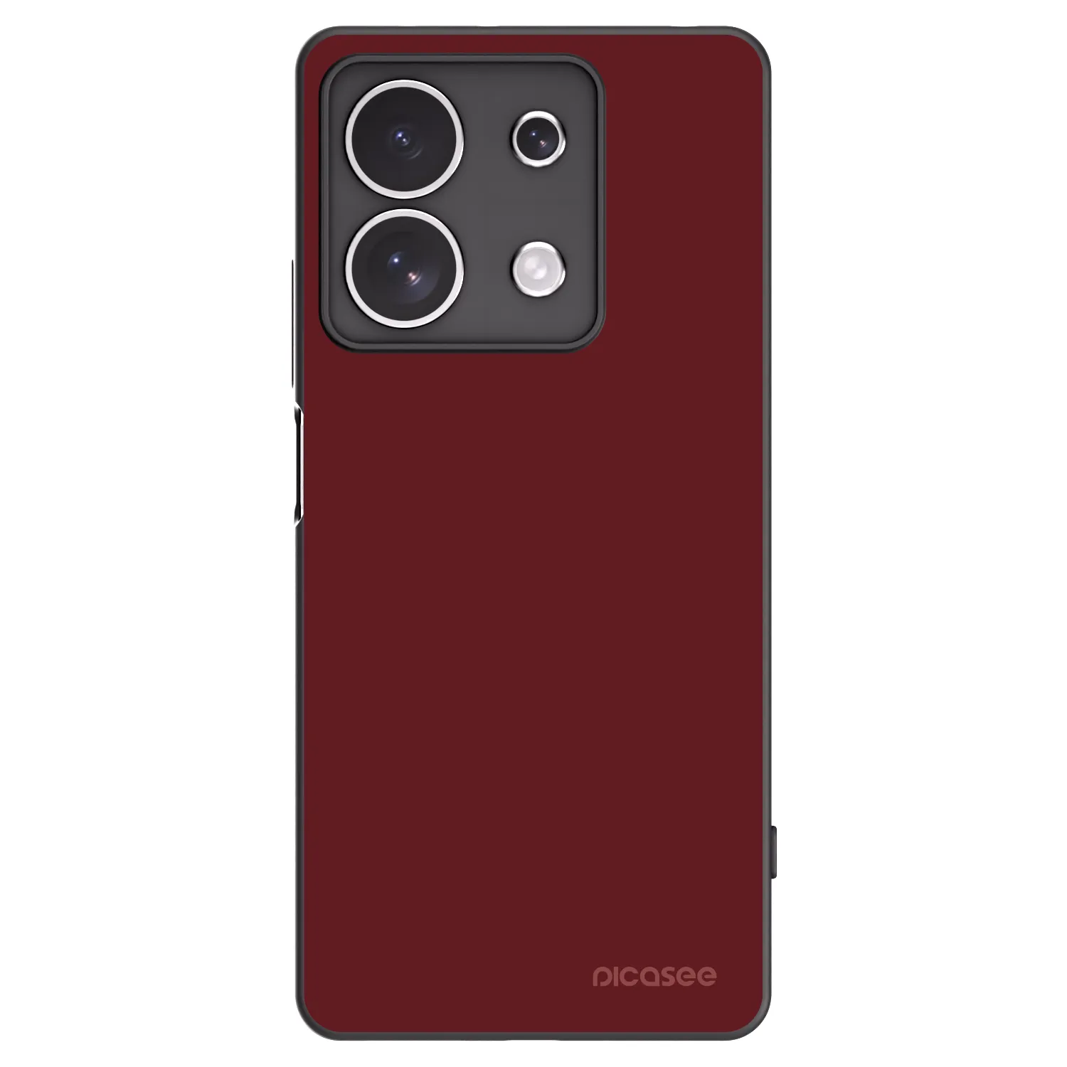 Picasee crna silikonska maskica za Xiaomi Redmi Note 13 4G - Red Bliss
