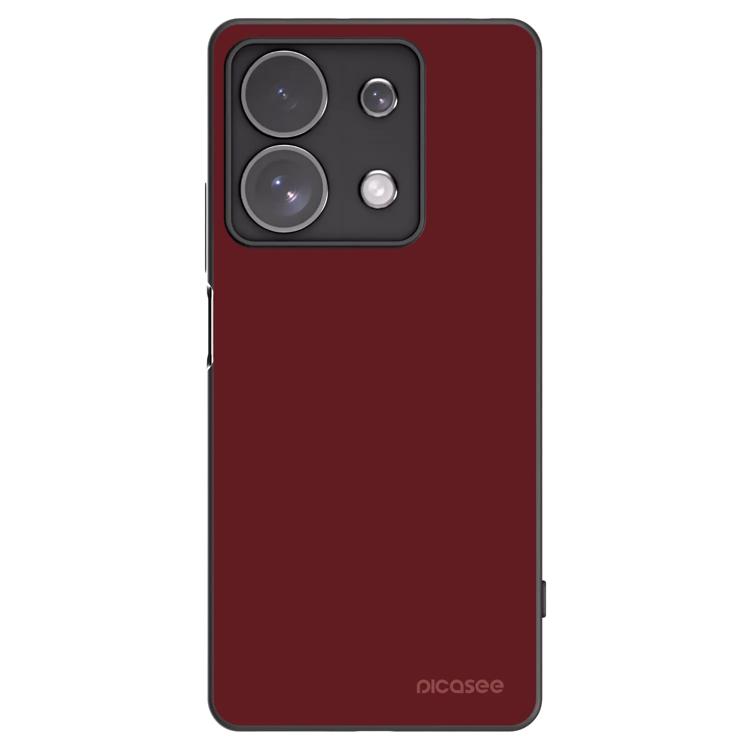 Picasee crna silikonska maskica za Xiaomi Redmi Note 13 Pro 4G - Red Bliss