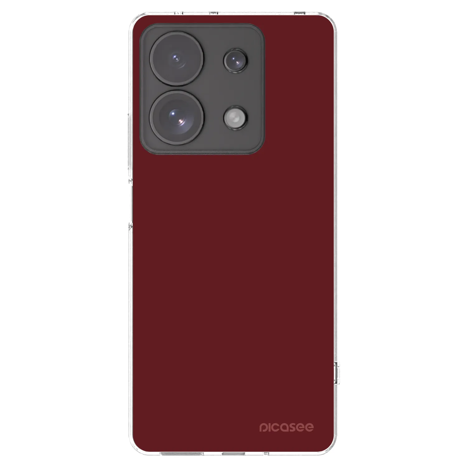 Picasee silikonska prozirna maskica za Xiaomi Redmi Note 13 Pro 4G - Red Bliss