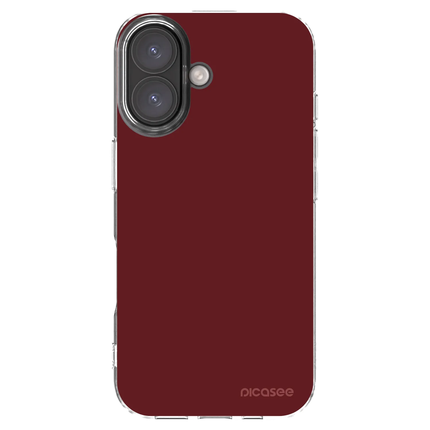 Picasee silikonska prozirna maskica za Apple iPhone 16 - Red Bliss