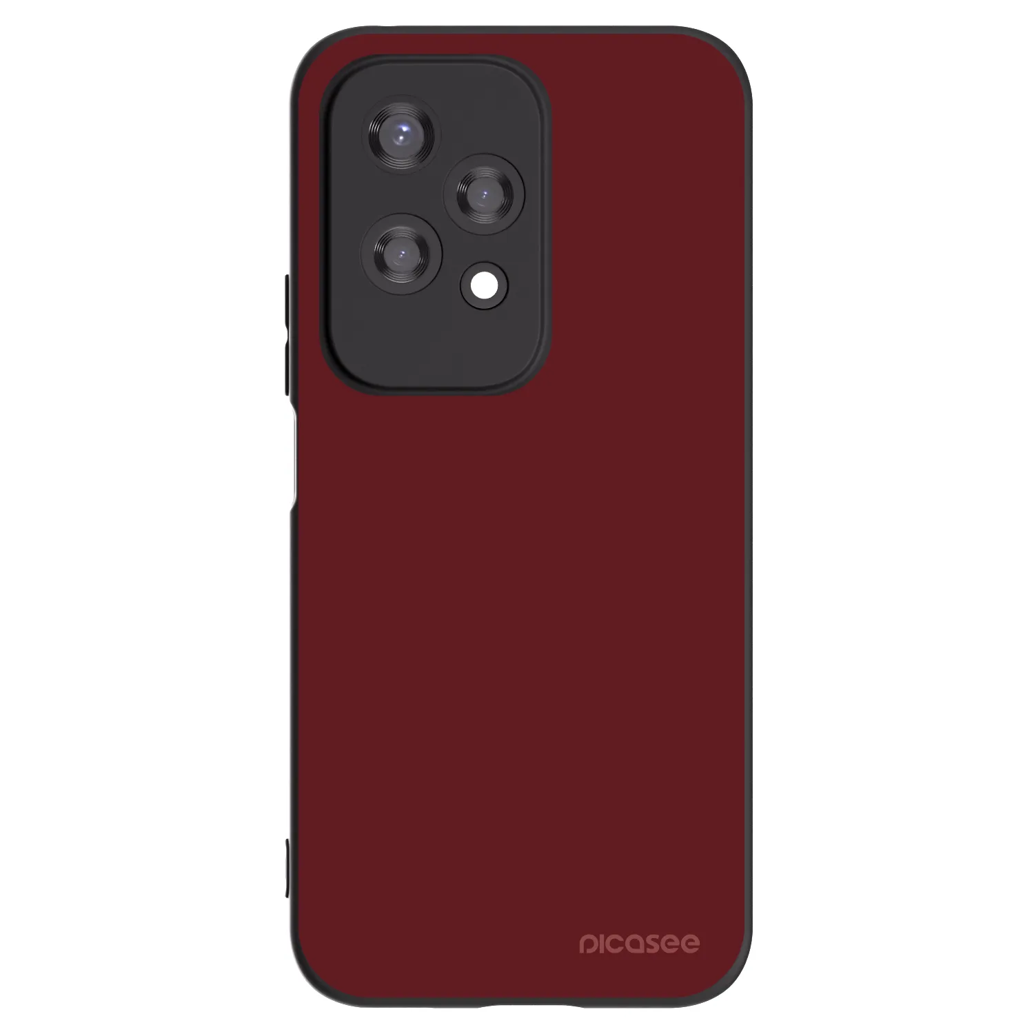 Picasee crna silikonska maskica za Honor 200 Lite - Red Bliss