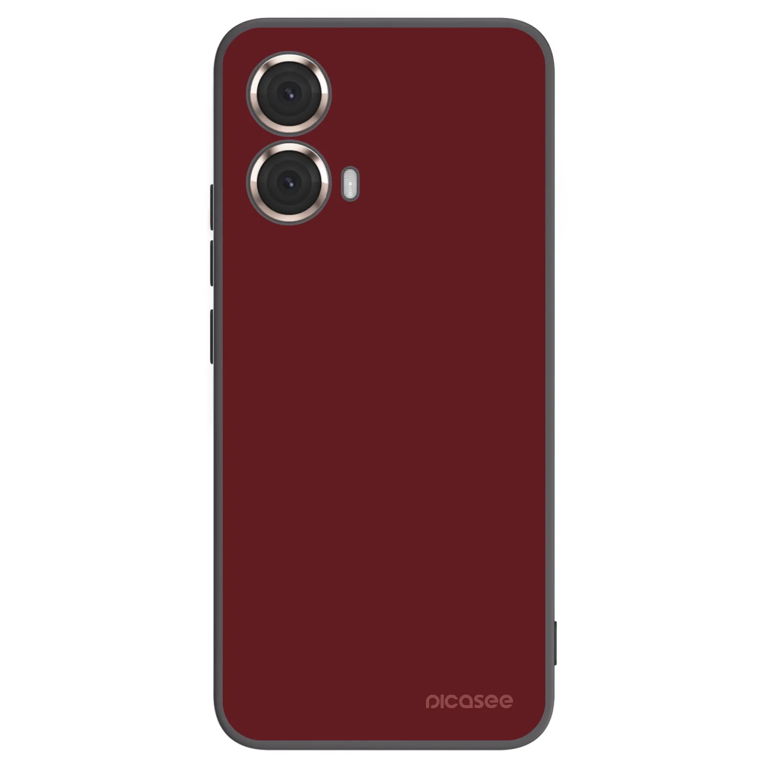 Picasee crna silikonska maskica za Motorola Moto G85 - Red Bliss