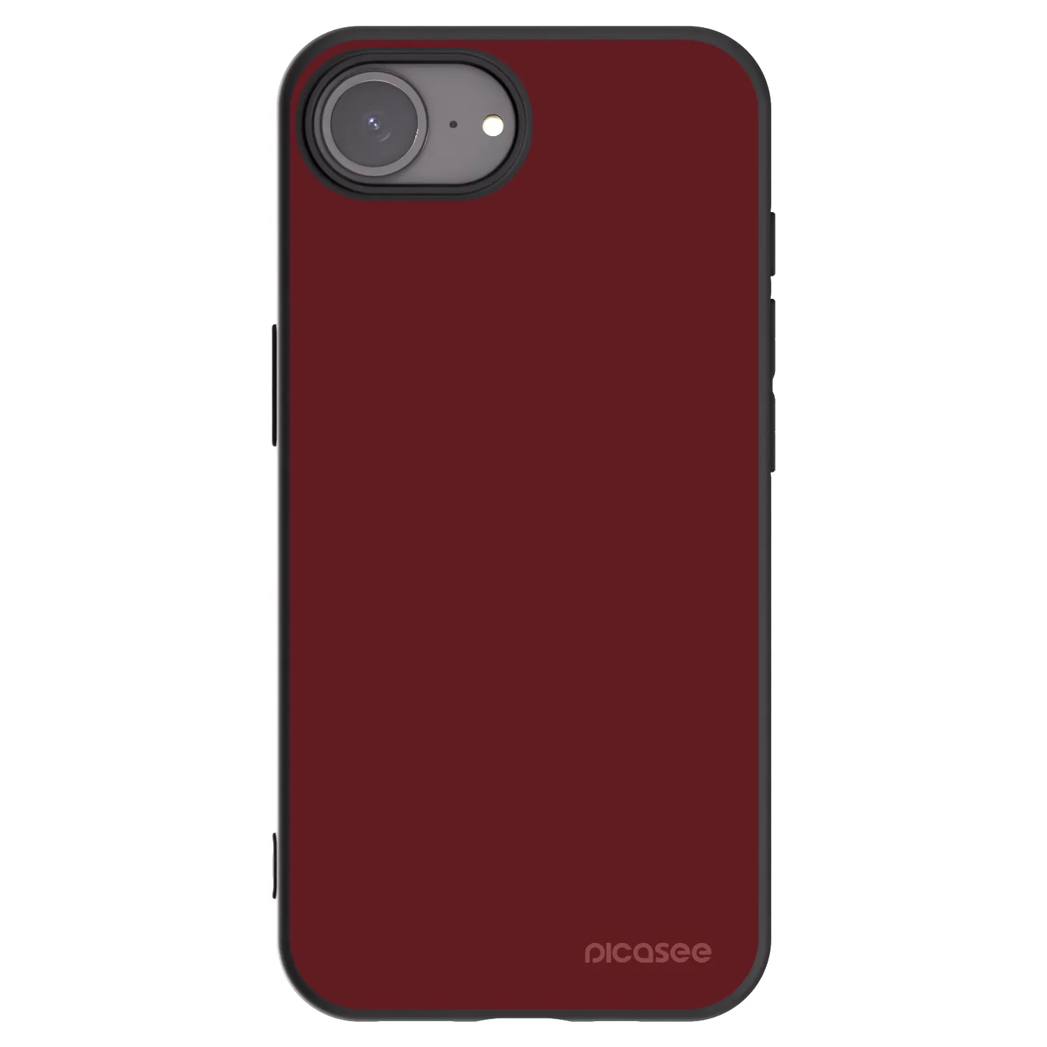 Picasee crna silikonska maskica za Apple iPhone 16e - Red Bliss