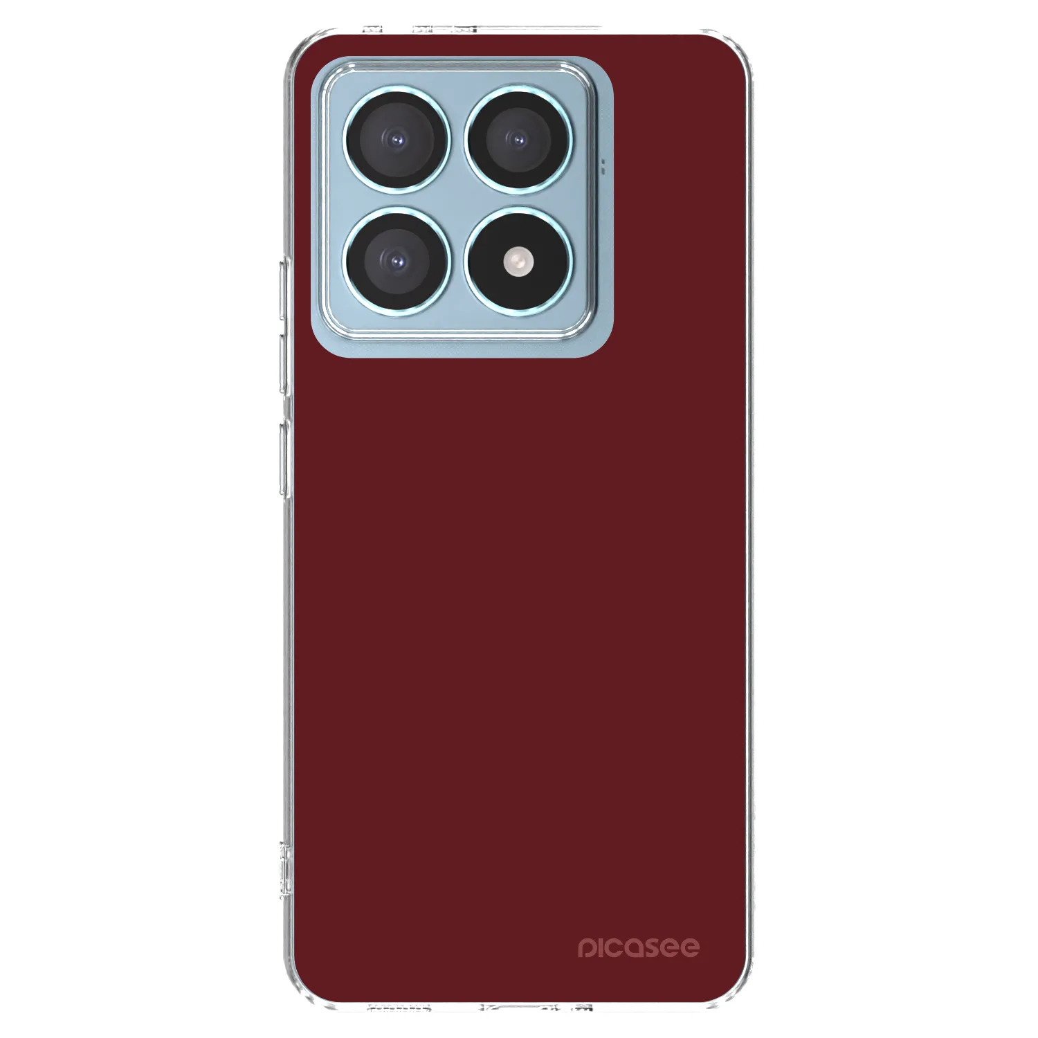 Picasee silikonska prozirna maskica za Xiaomi 14T Pro - Red Bliss