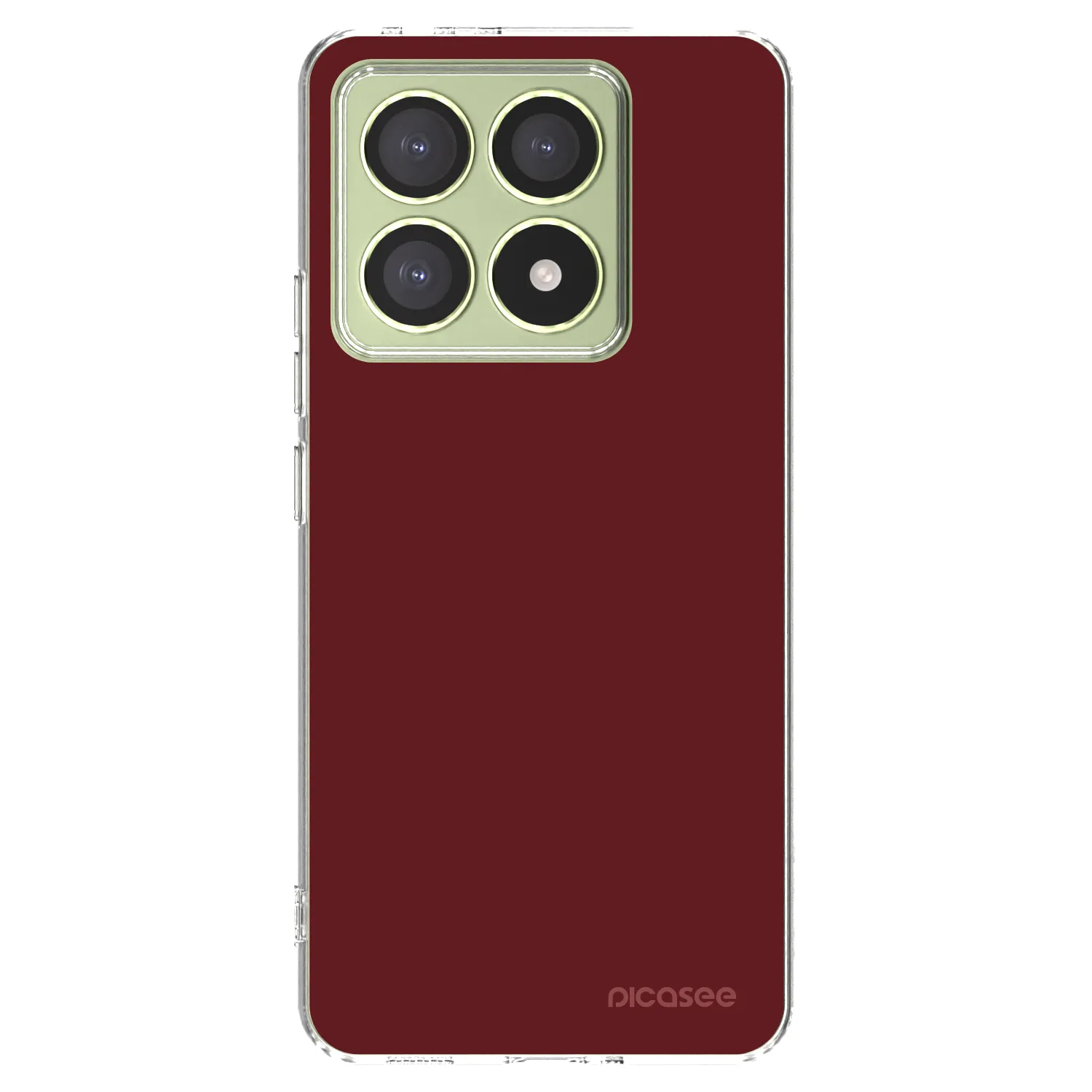 Picasee silikonska prozirna maskica za Xiaomi 14T - Red Bliss