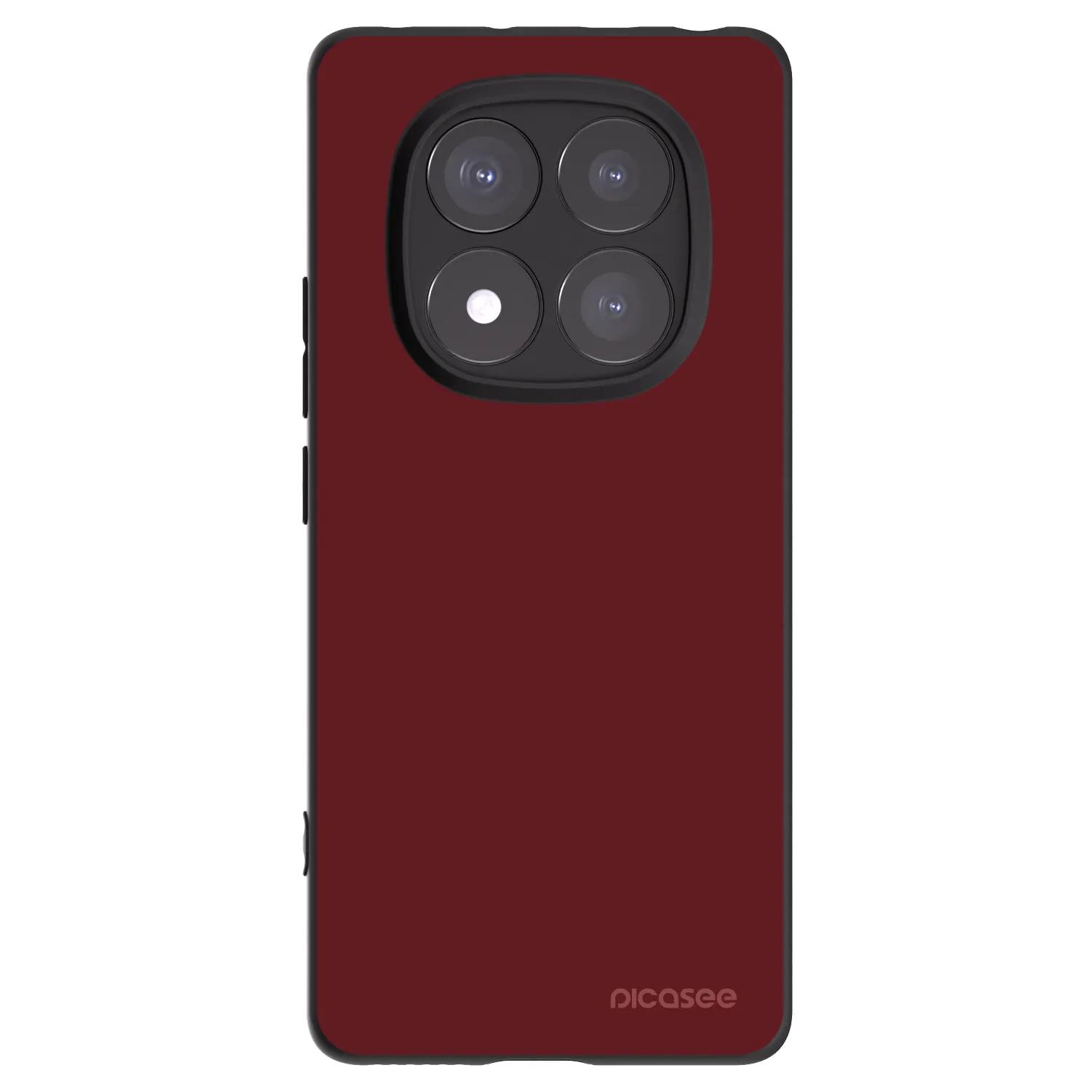 Picasee crna silikonska maskica za Xiaomi Redmi Note 14 Pro+ 5G - Red Bliss