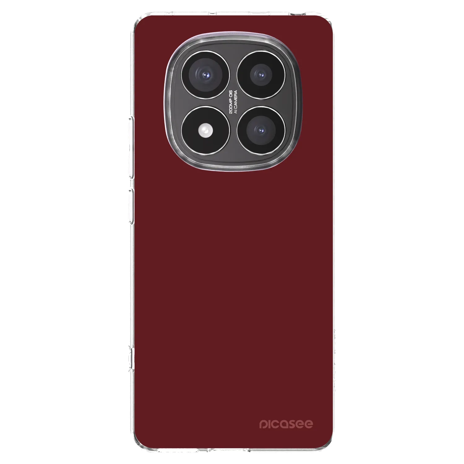 Picasee silikonska prozirna maskica za Xiaomi Redmi Note 14 Pro+ 5G - Red Bliss