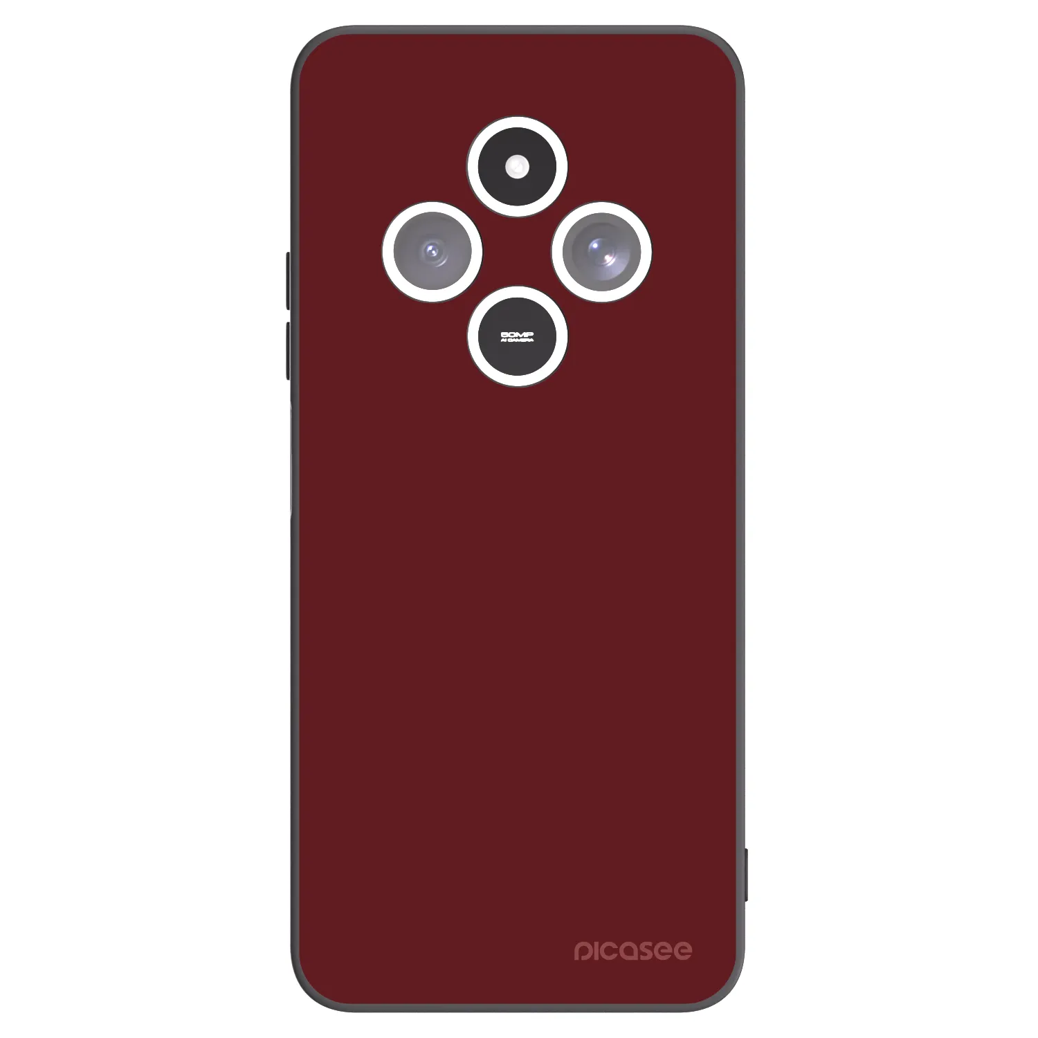 Picasee crna silikonska maskica za Xiaomi Redmi 14C - Red Bliss