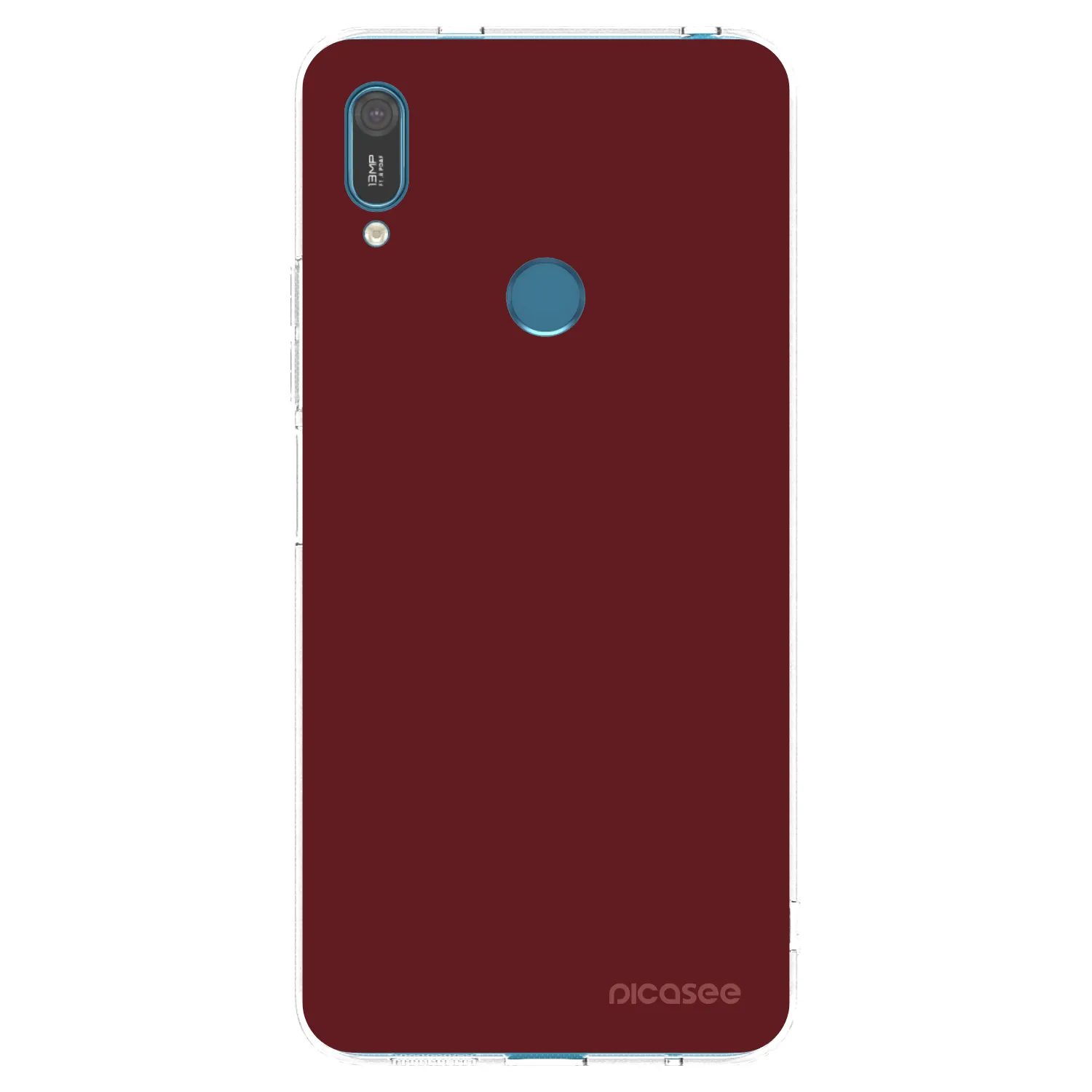 Picasee silikonska prozirna maskica za Huawei Y7 2019 - Red Bliss