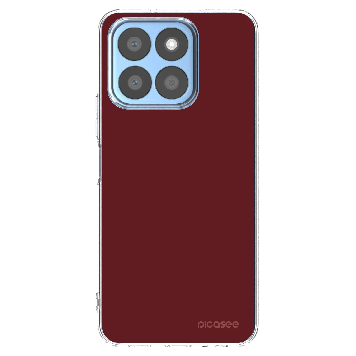 Picasee silikonska prozirna maskica za Honor X8c - Red Bliss