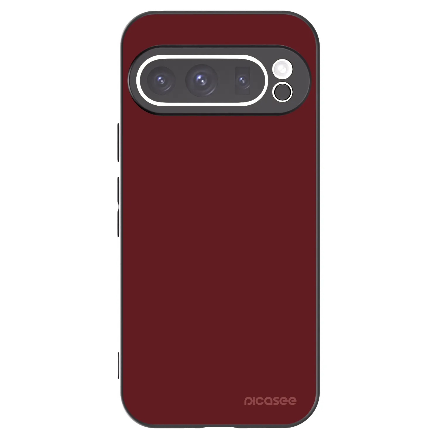 Picasee crna silikonska maskica za Google Pixel 9 Pro - Red Bliss