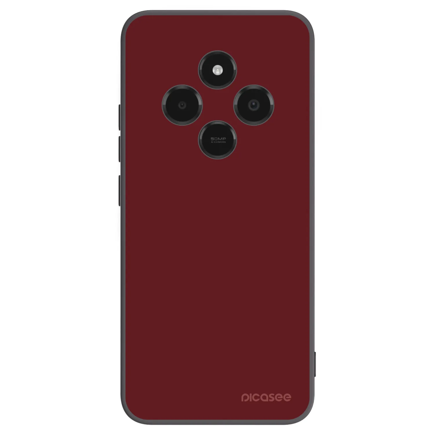 Picasee crna silikonska maskica za Xiaomi Poco C75 - Red Bliss