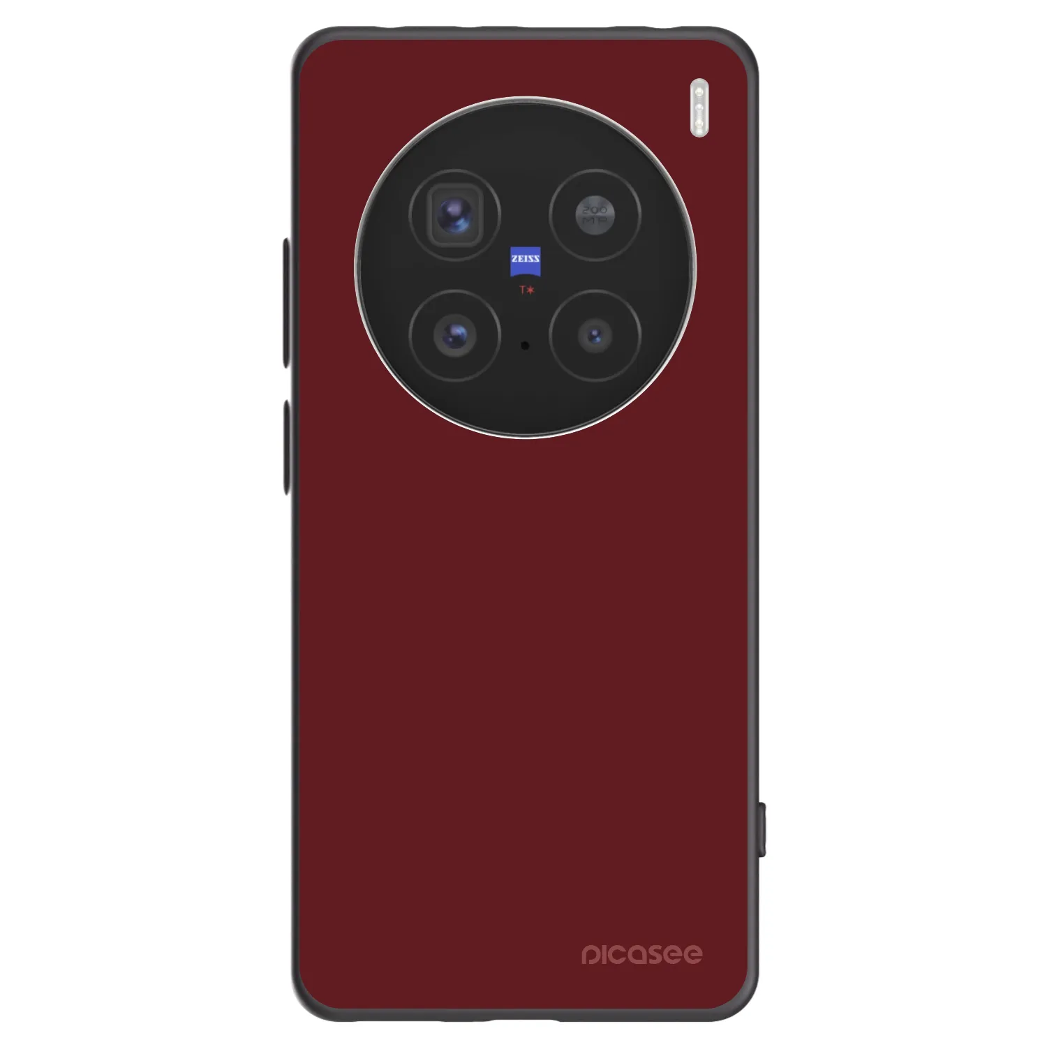 Picasee crna silikonska maskica za Vivo X200 Pro - Red Bliss