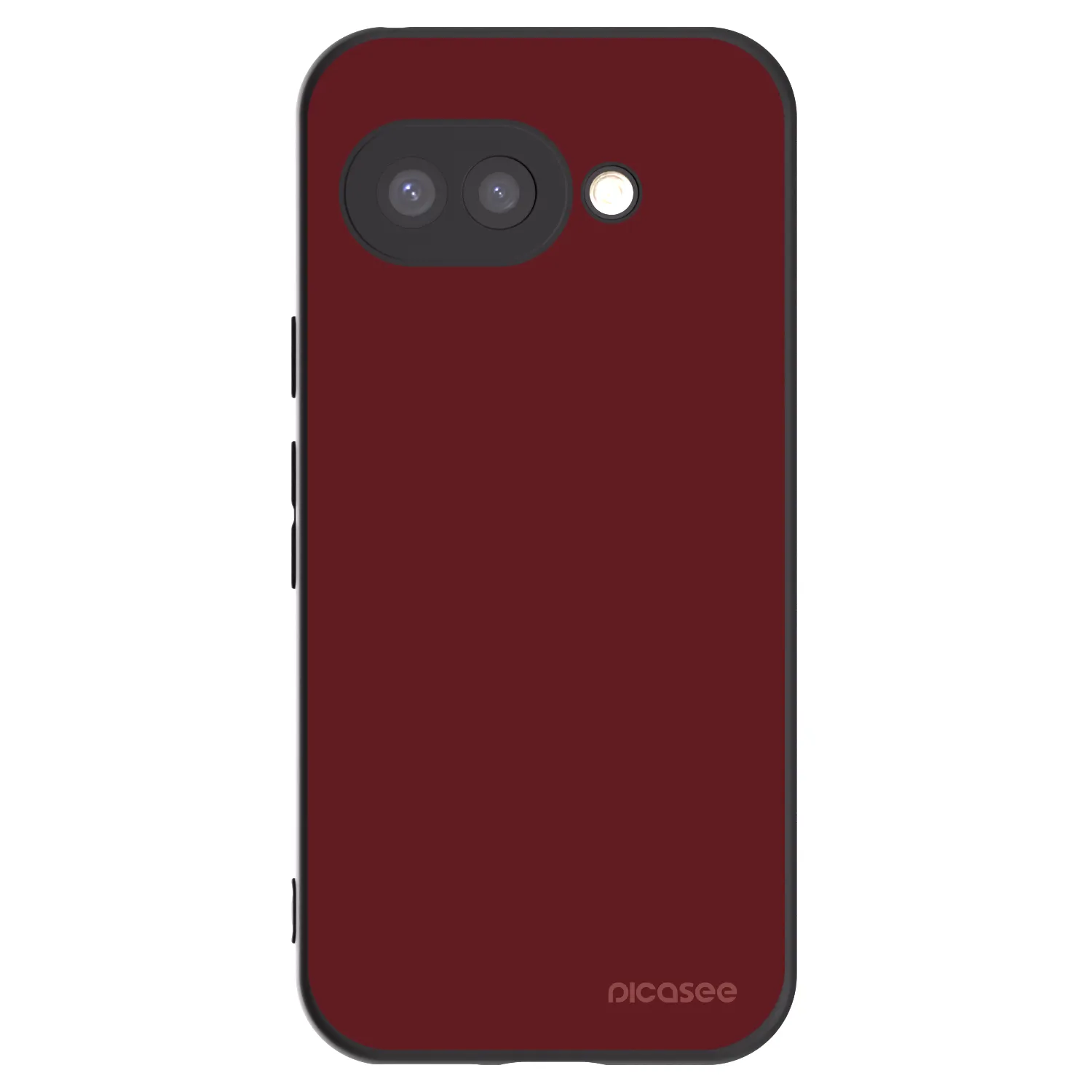 Picasee crna silikonska maskica za Google Pixel 9a - Red Bliss