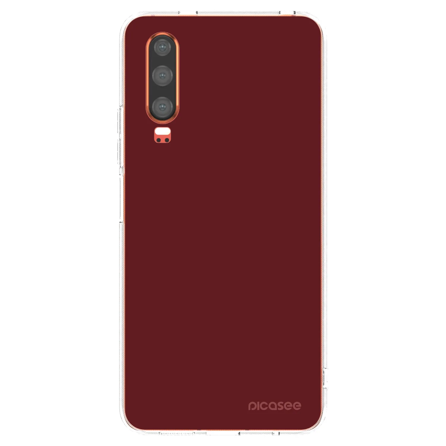 Picasee silikonska prozirna maskica za Huawei P30 - Red Bliss